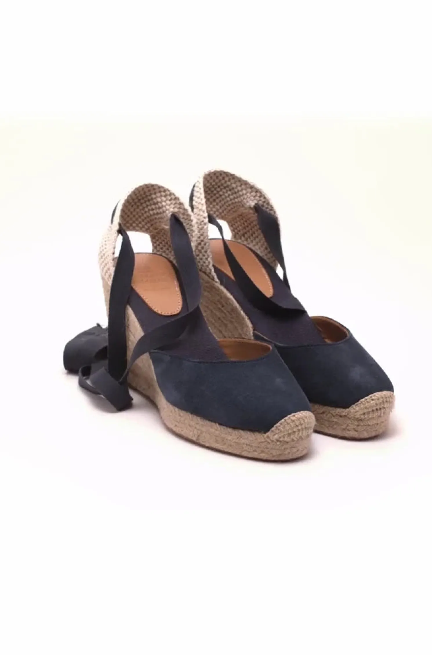 Seville Wedge Sandal (Navy)