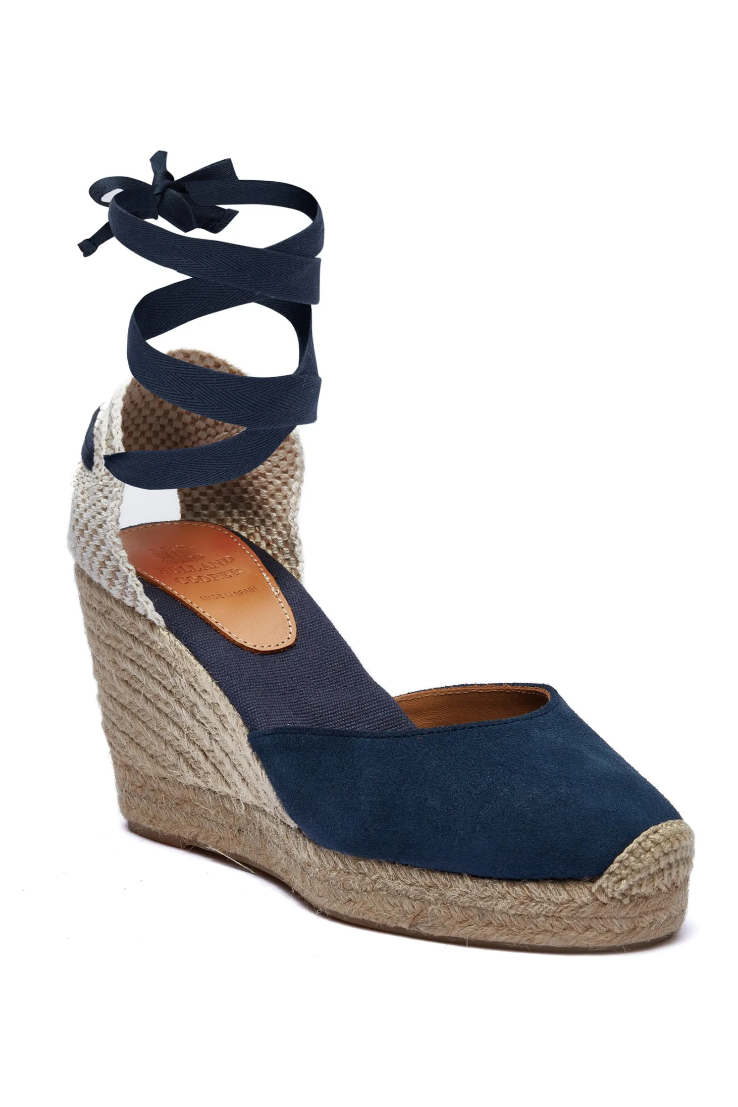 Seville Wedge Sandal (Navy)