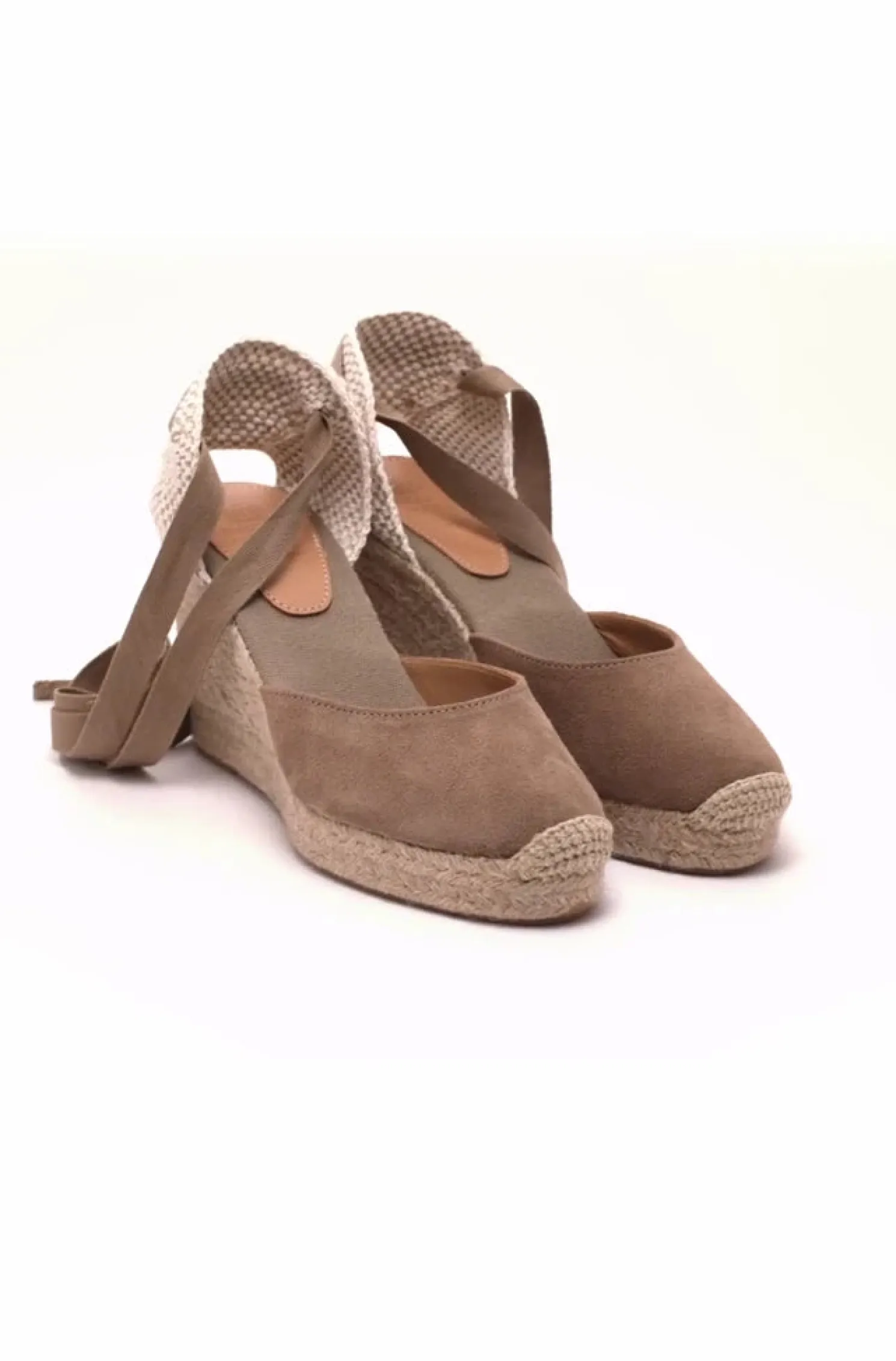 Seville Wedge Sandal (Taupe)