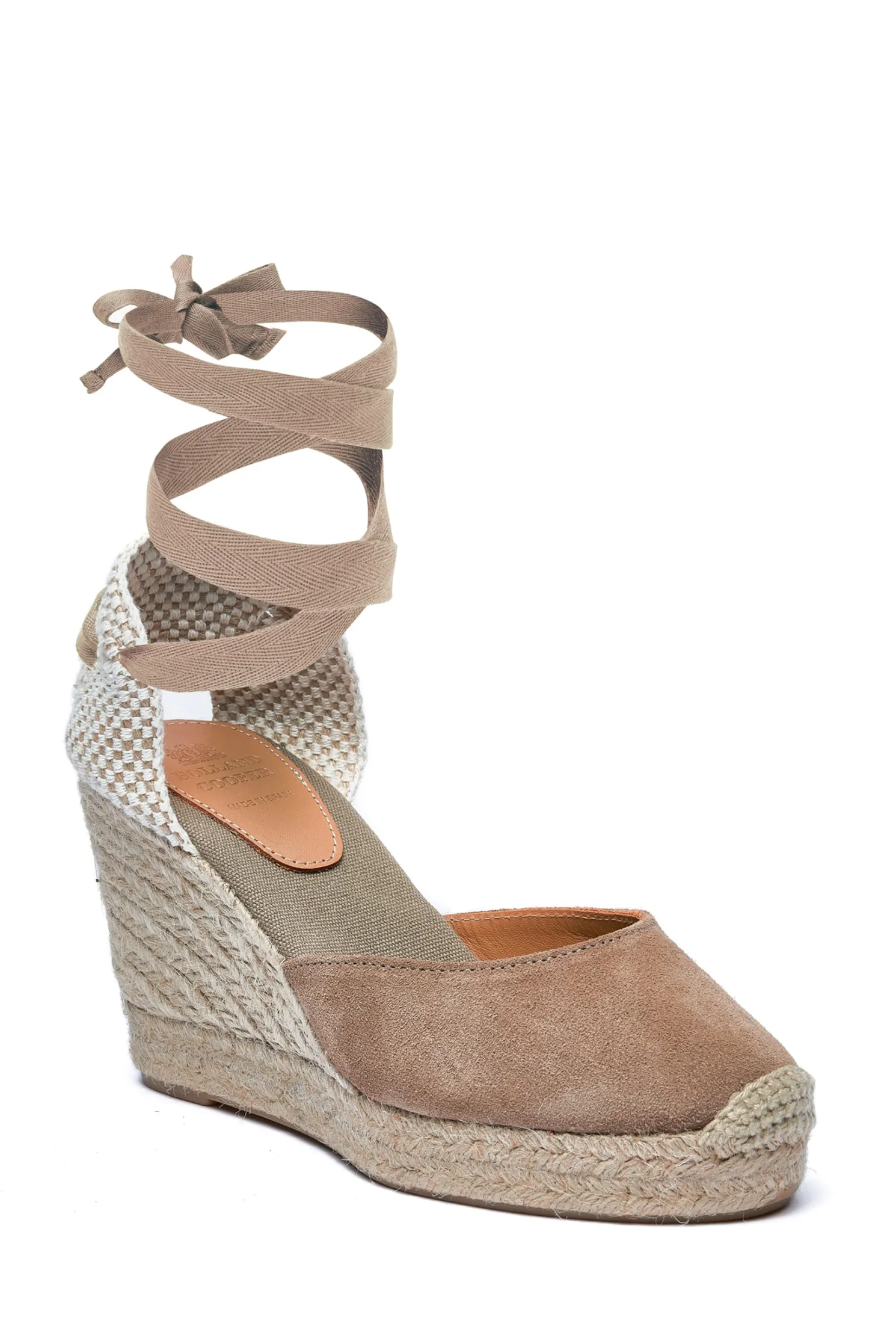 Seville Wedge Sandal (Taupe)