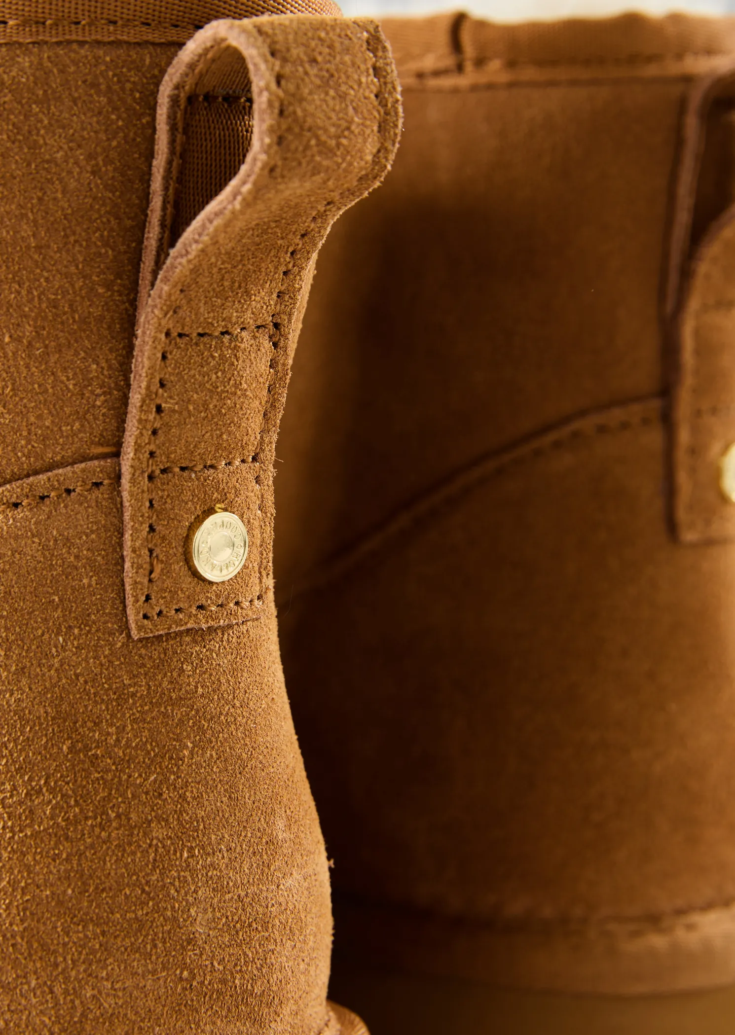 Shearling Platform Boot (Tan)