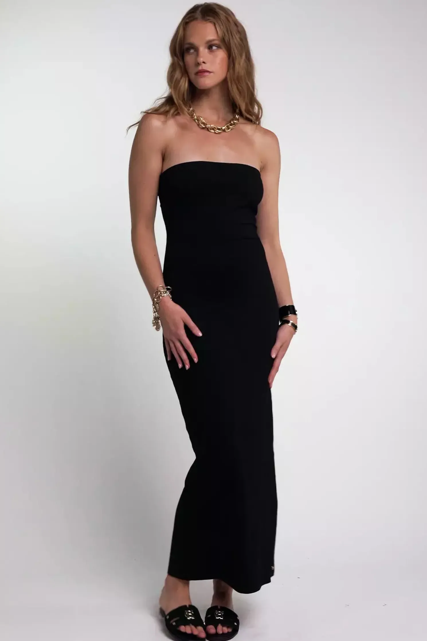 Sienna Maxi Dress (Black)