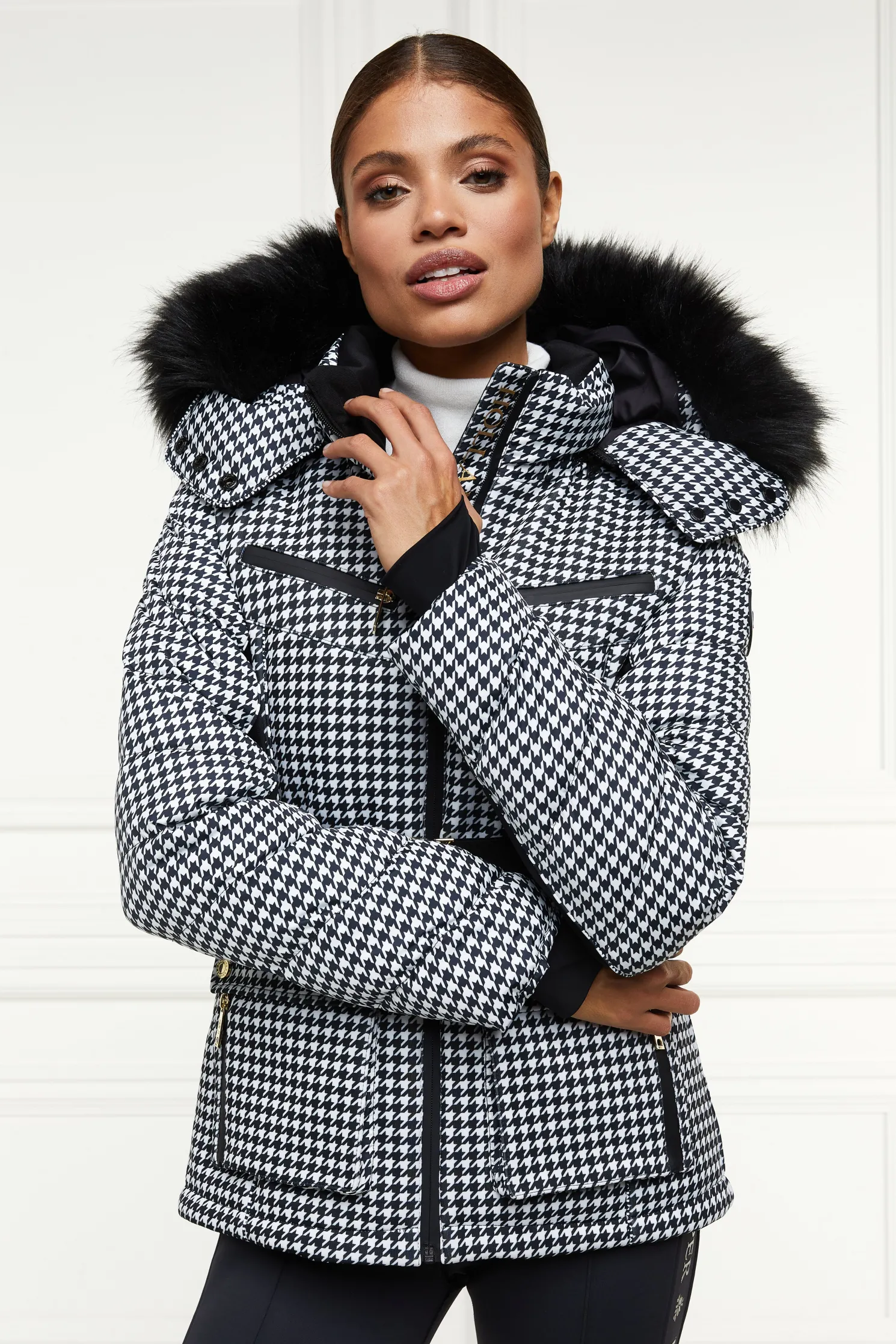 Ski Jacket (Houndstooth)