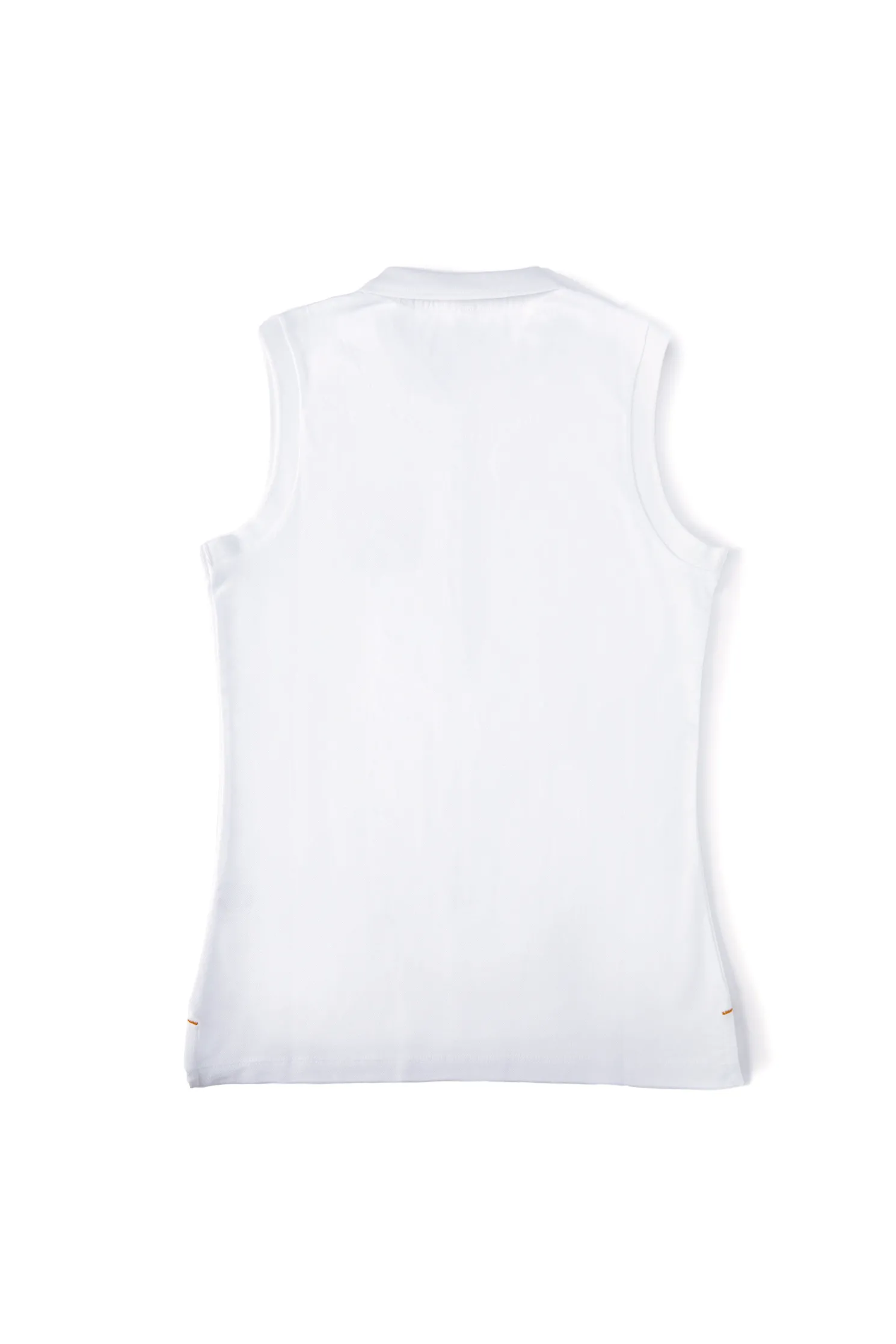 Sleeveless Polo Shirt (White)