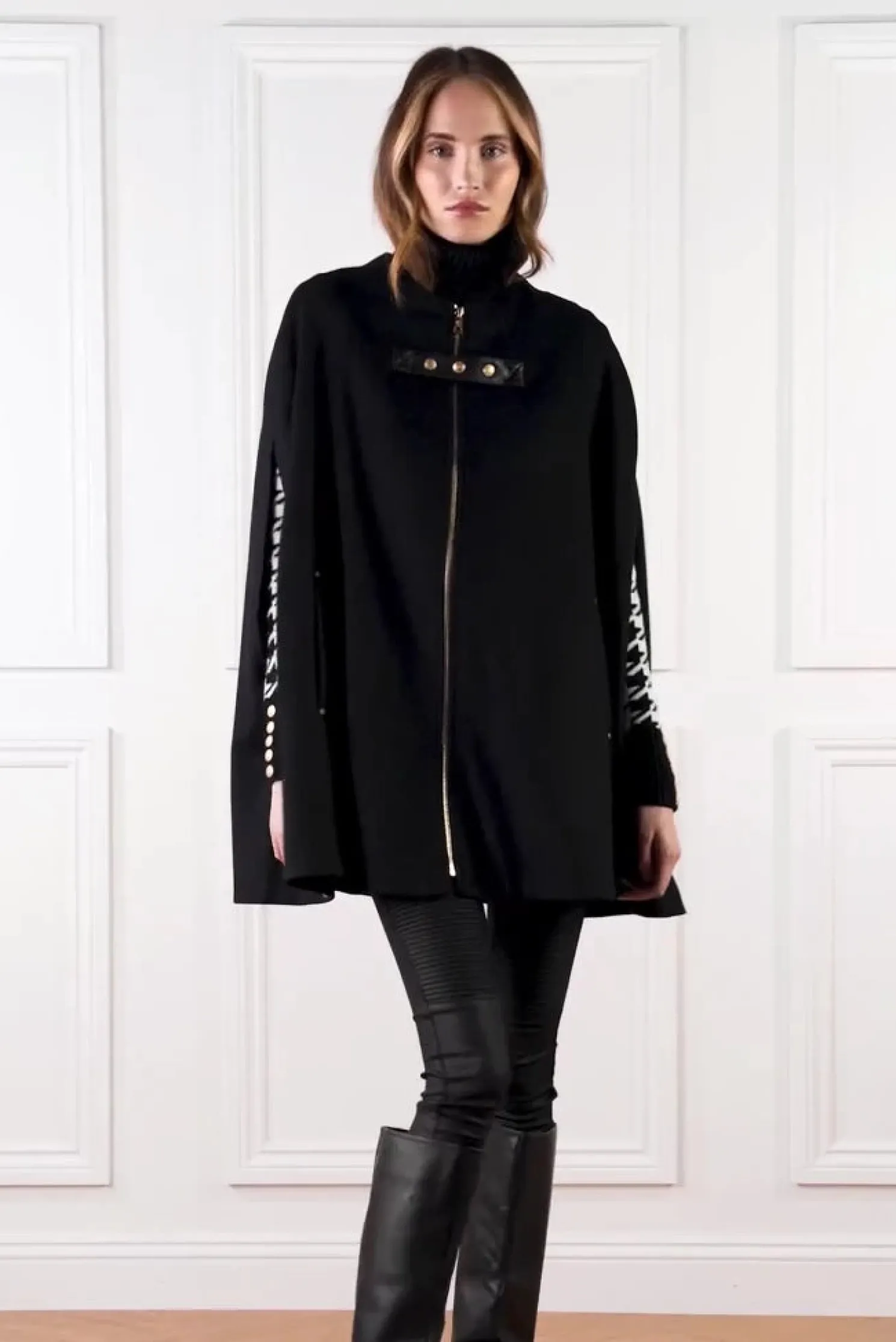 Slim Cape (Soft Black)