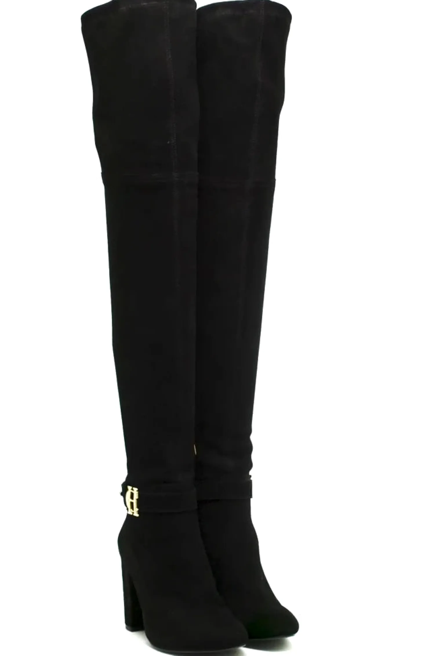 Sloane Over The Knee Boot (Black)