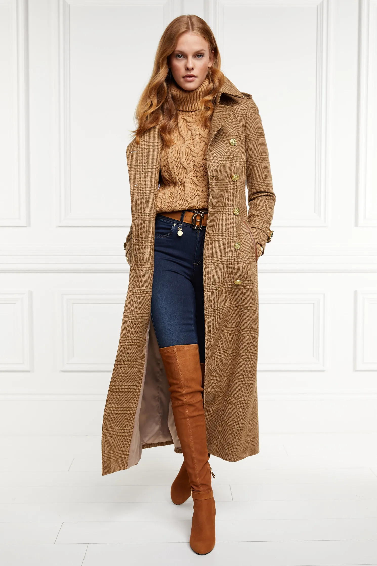 Sloane Over The Knee Boot (Tan)