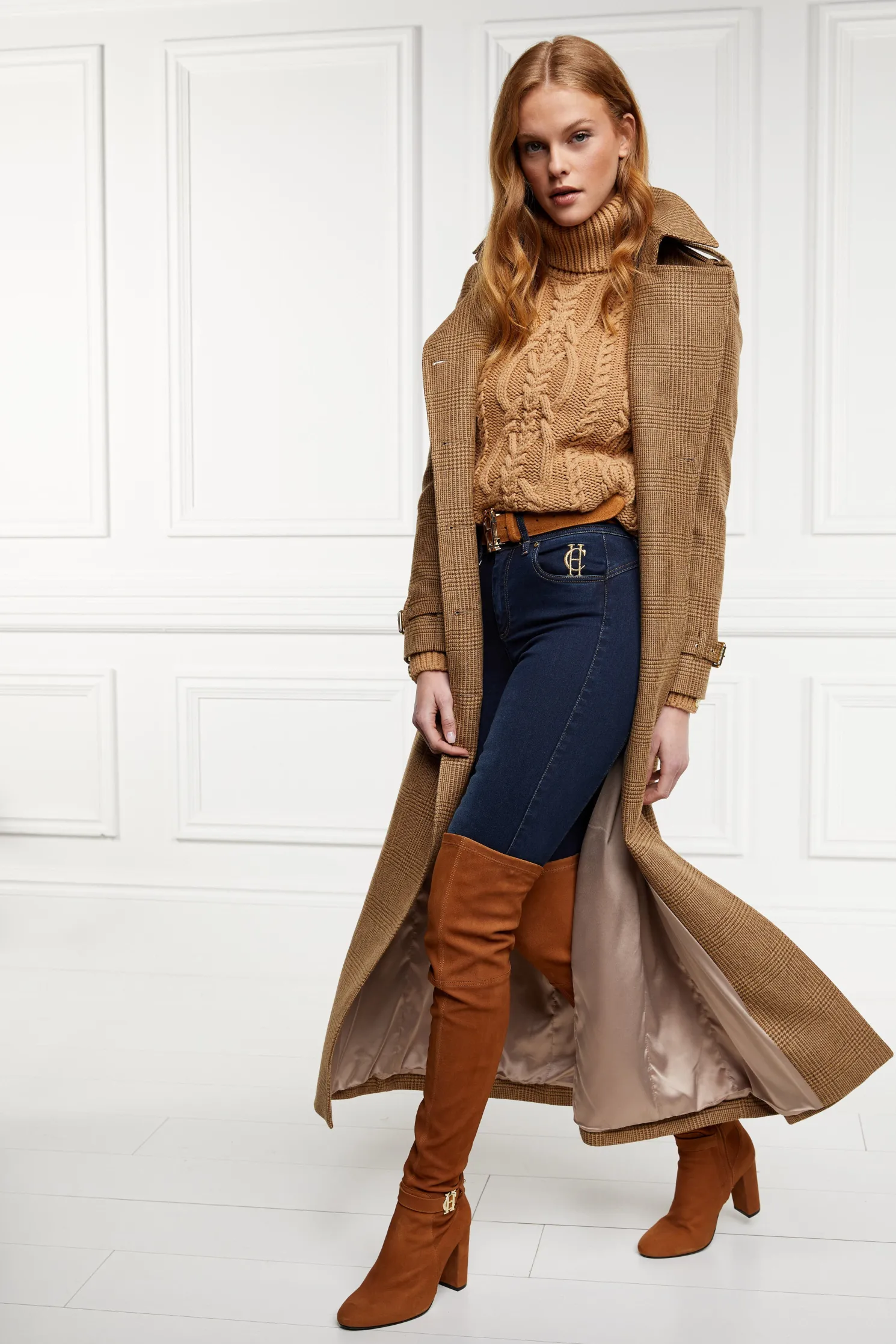 Sloane Over The Knee Boot (Tan)