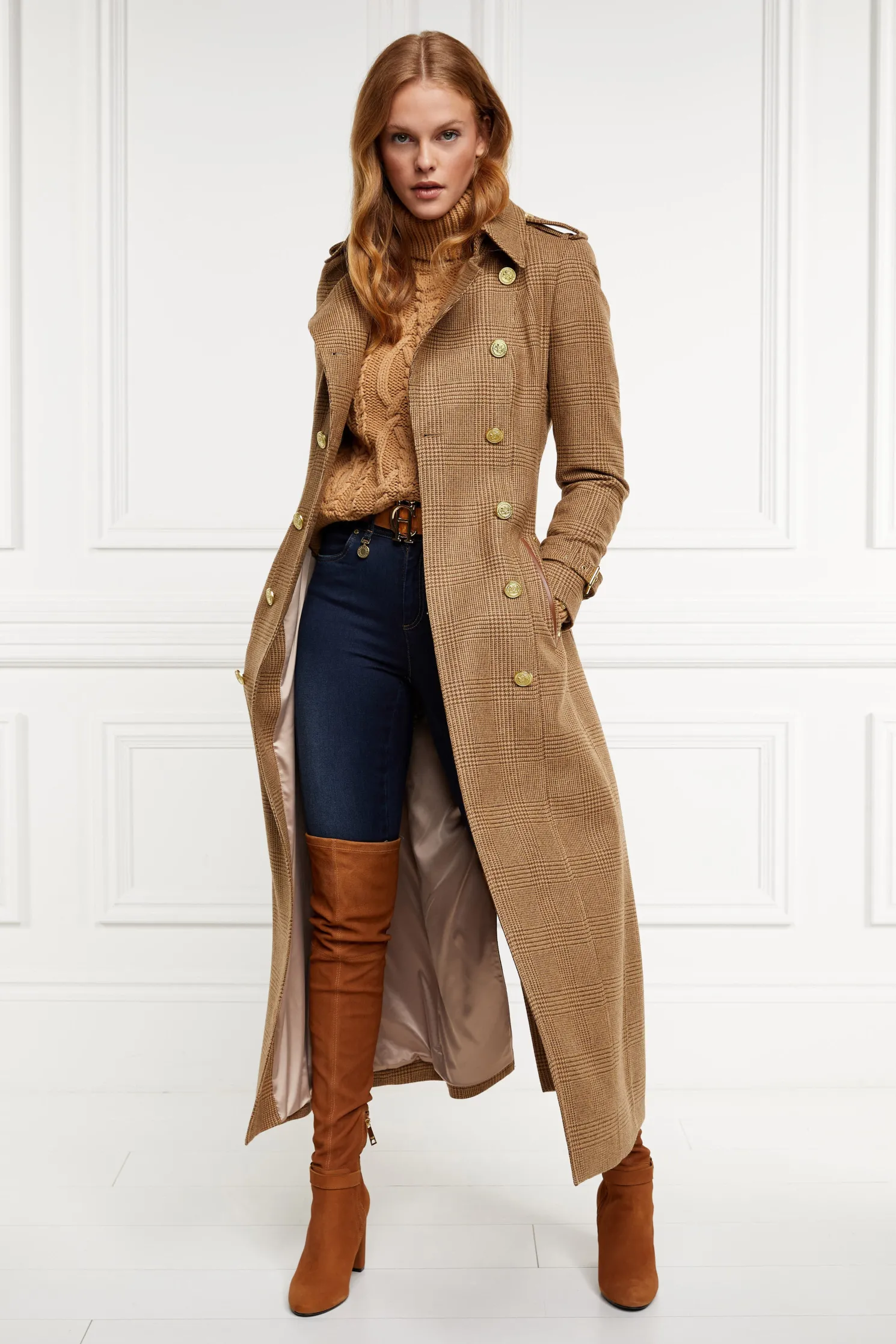 Sloane Over The Knee Boot (Tan)