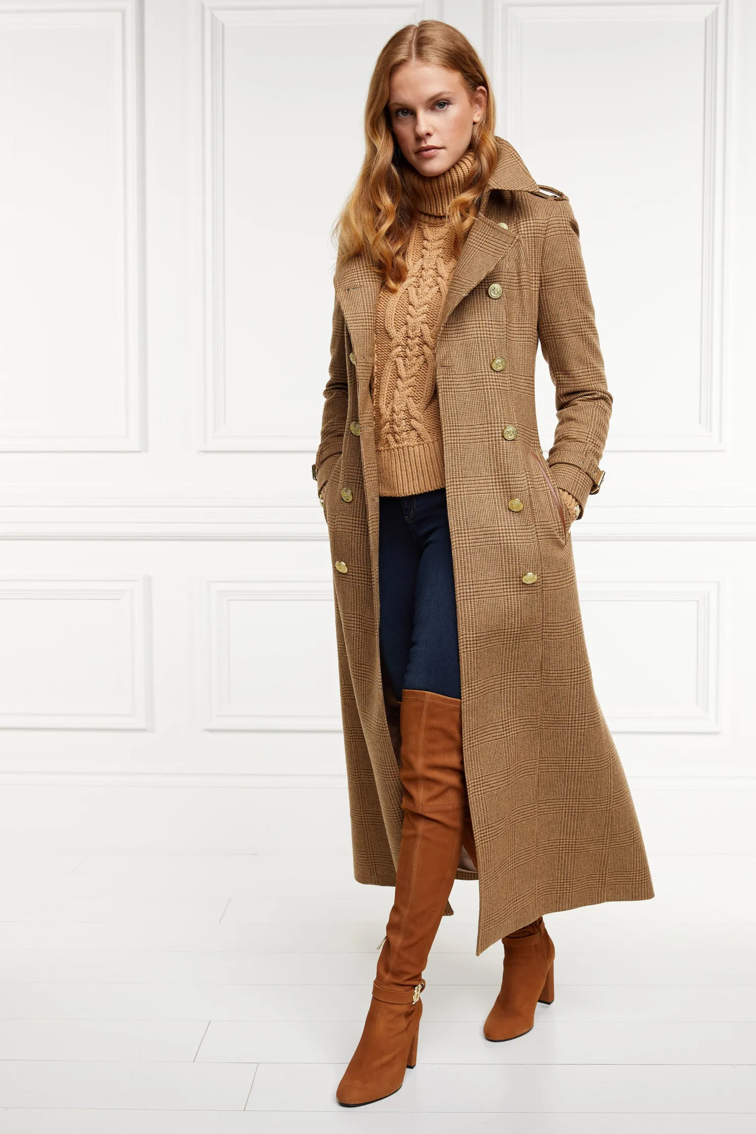 Sloane Over The Knee Boot (Tan)