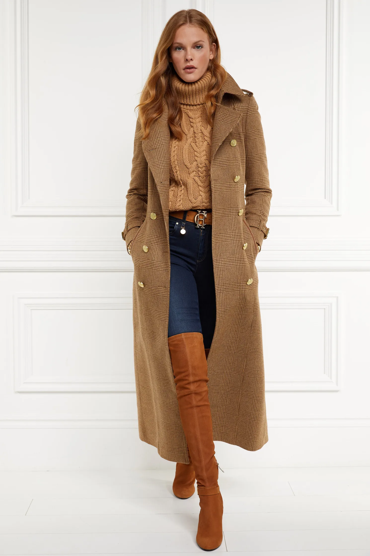 Sloane Over The Knee Boot (Tan)