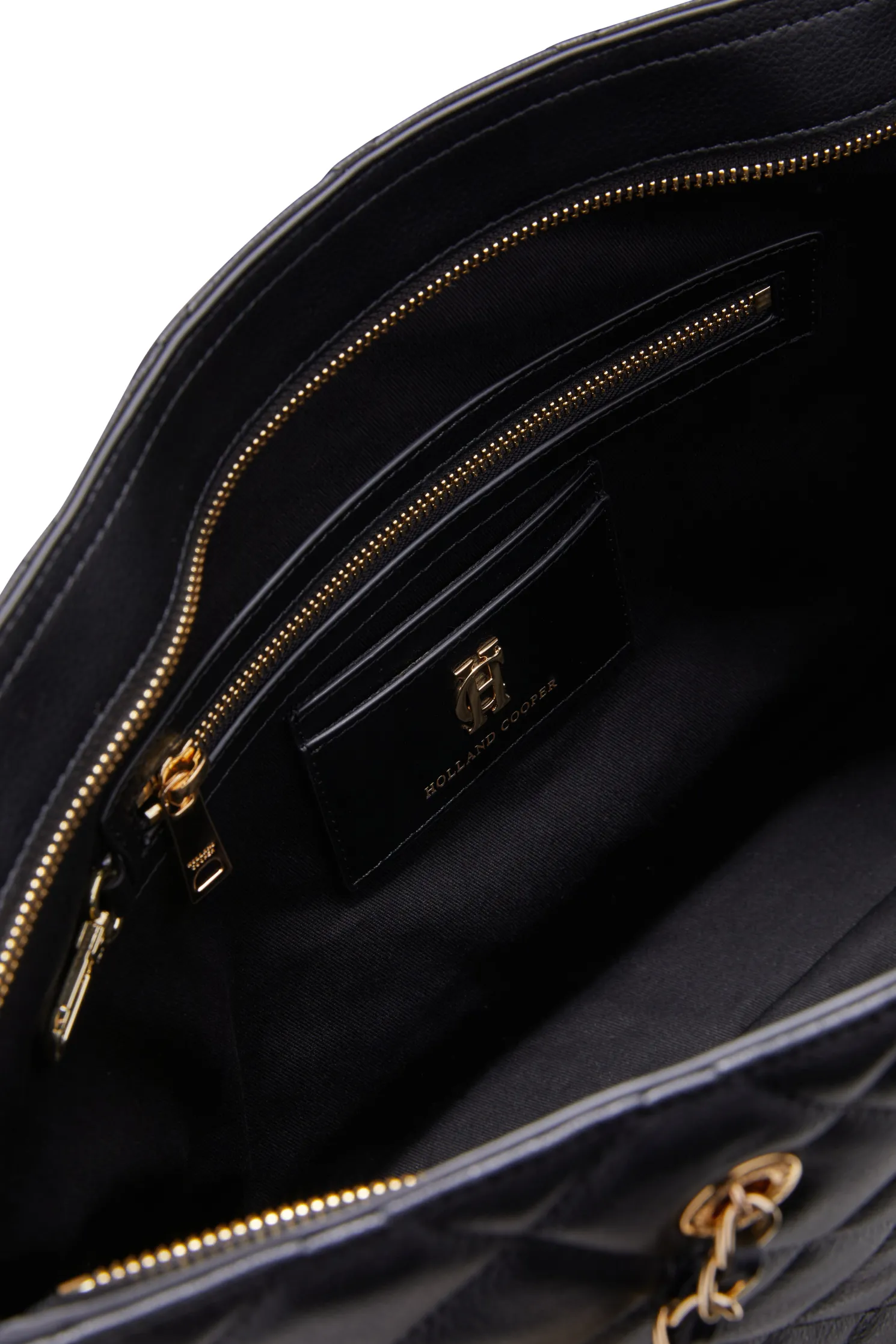 Soho Quilted Tote (Black)