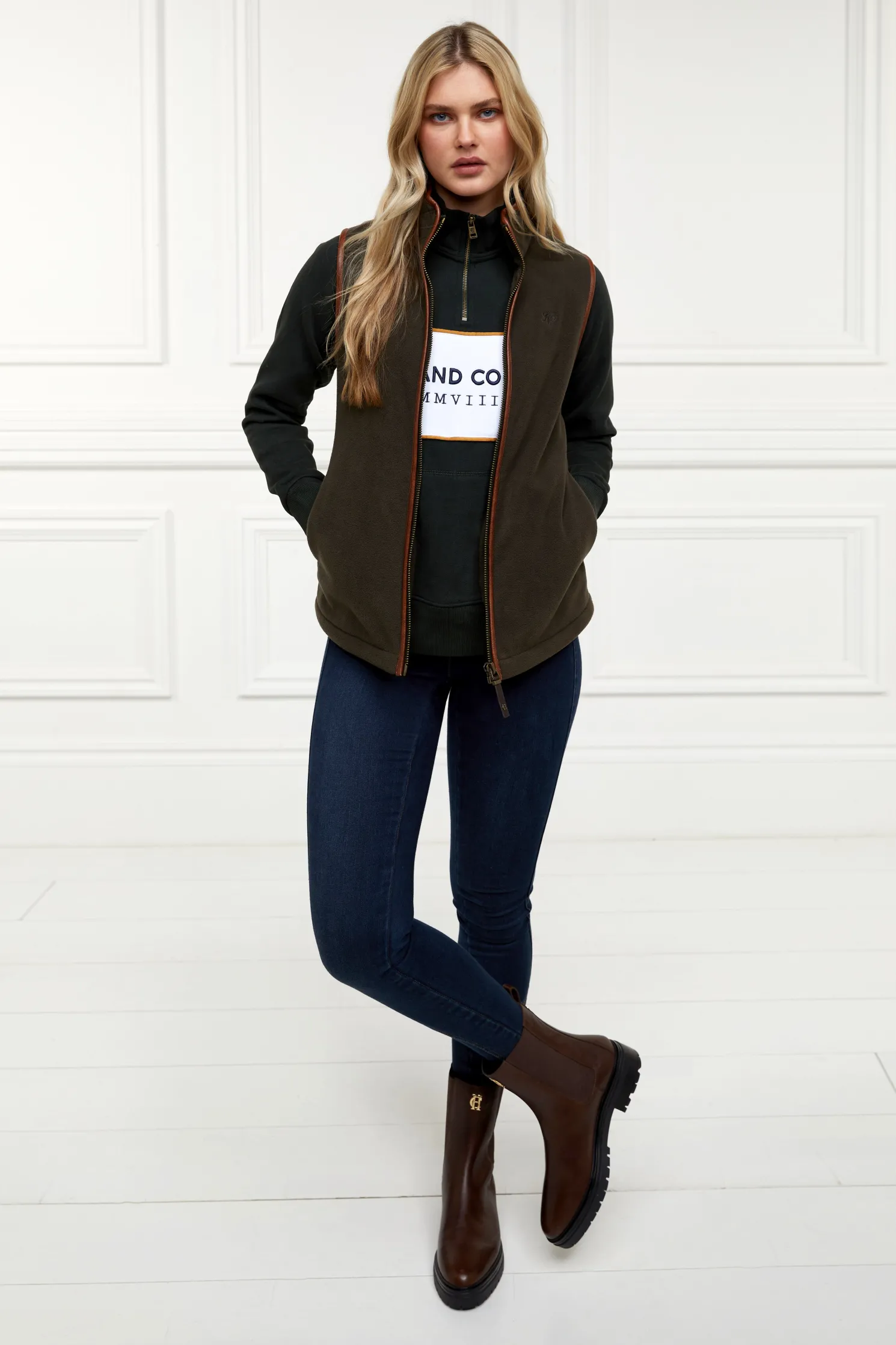 Sporting Heritage Zip Henley (Racing Green)