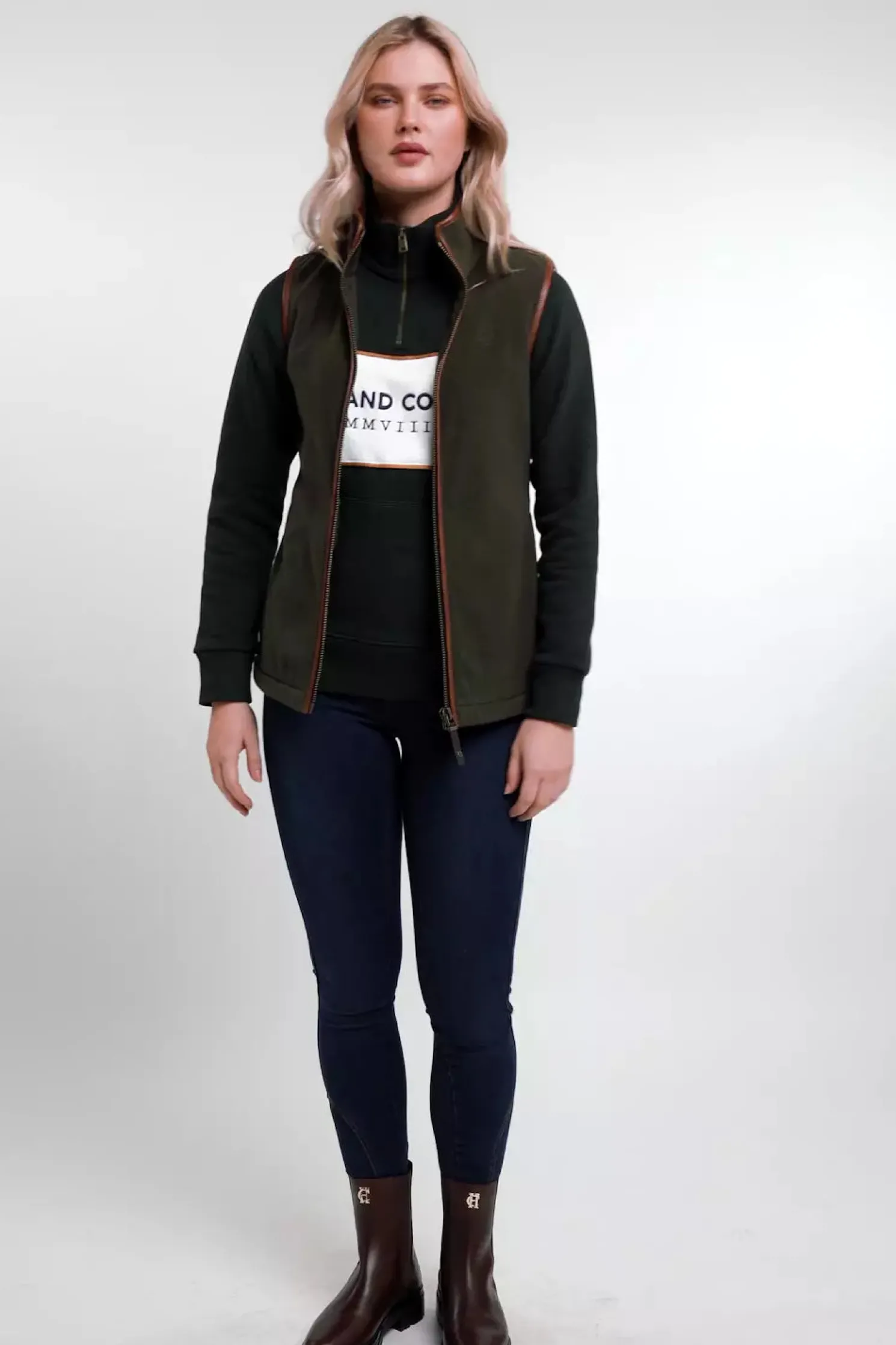 Sporting Heritage Zip Henley (Racing Green)