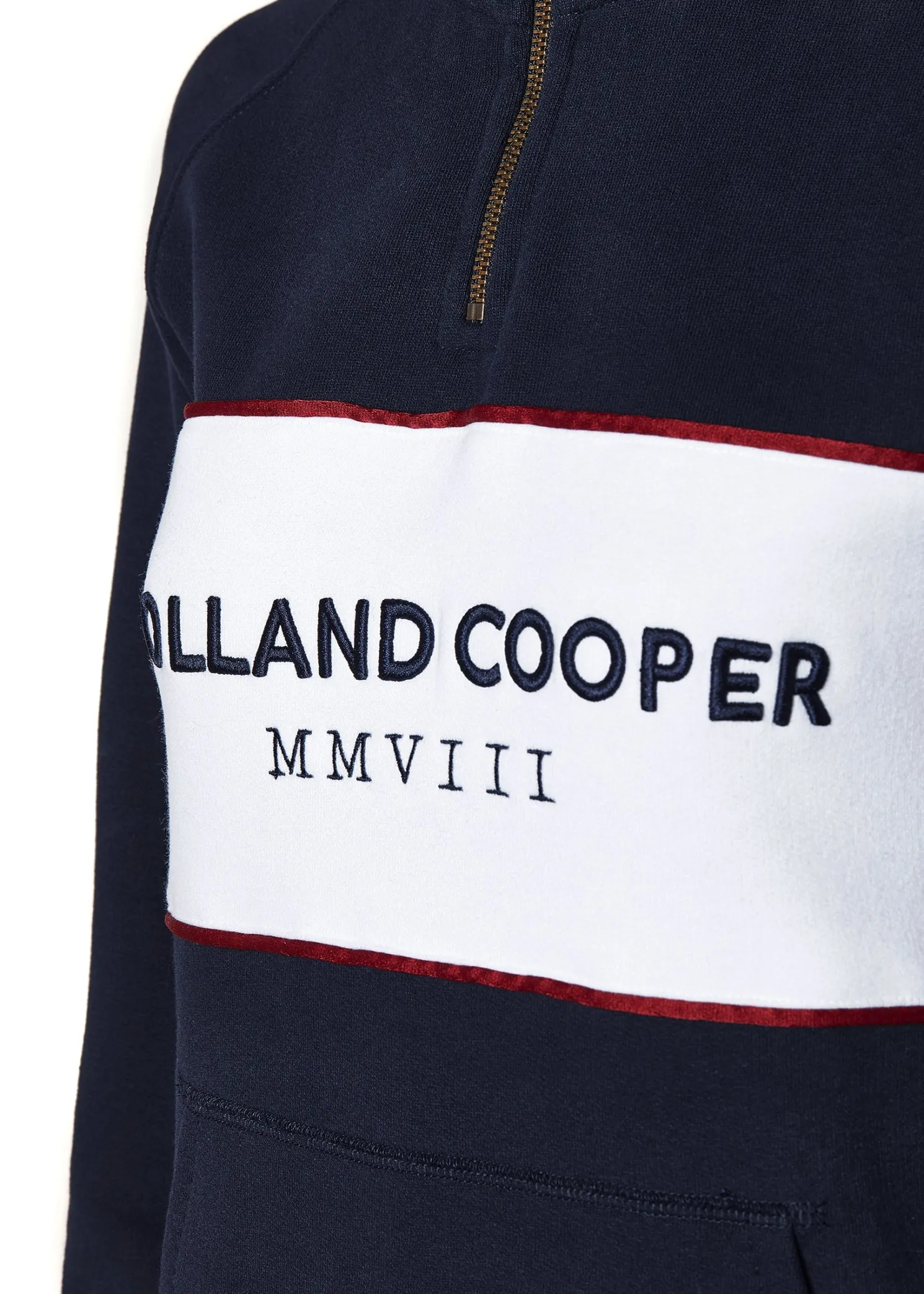 Sporting Heritage Zip Henley (Ink Navy)