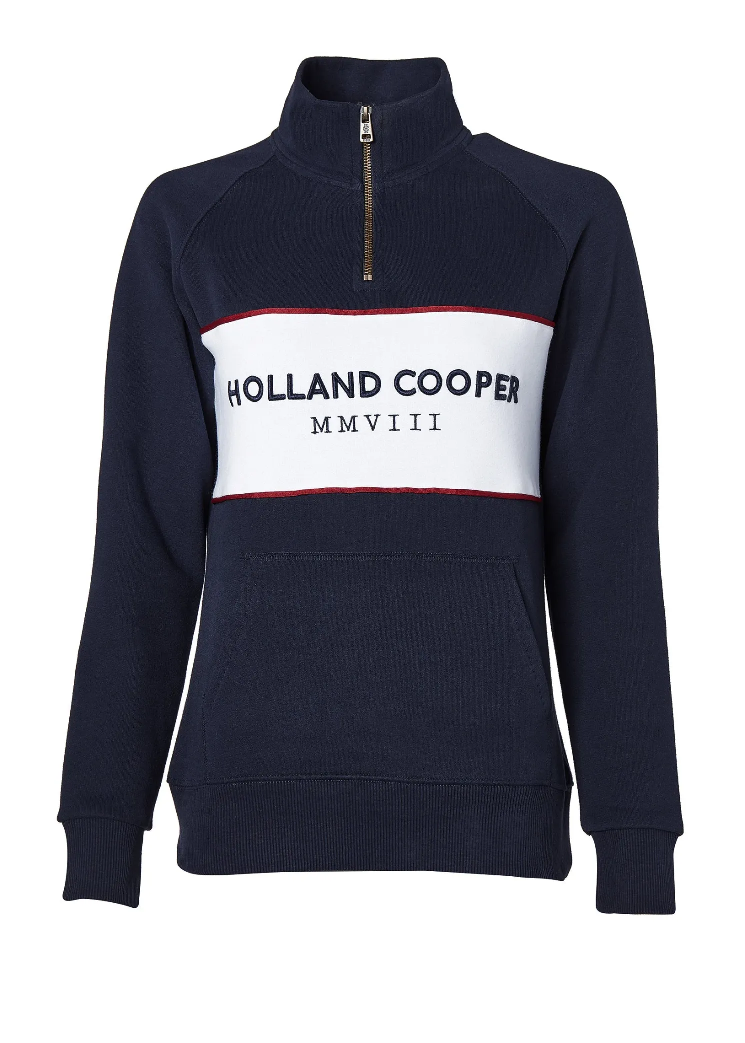 Sporting Heritage Zip Henley (Ink Navy)