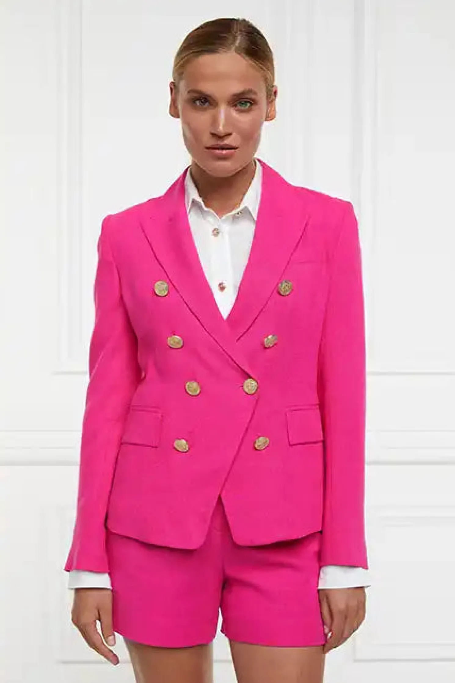 Tailored Short (Hot Pink Linen)