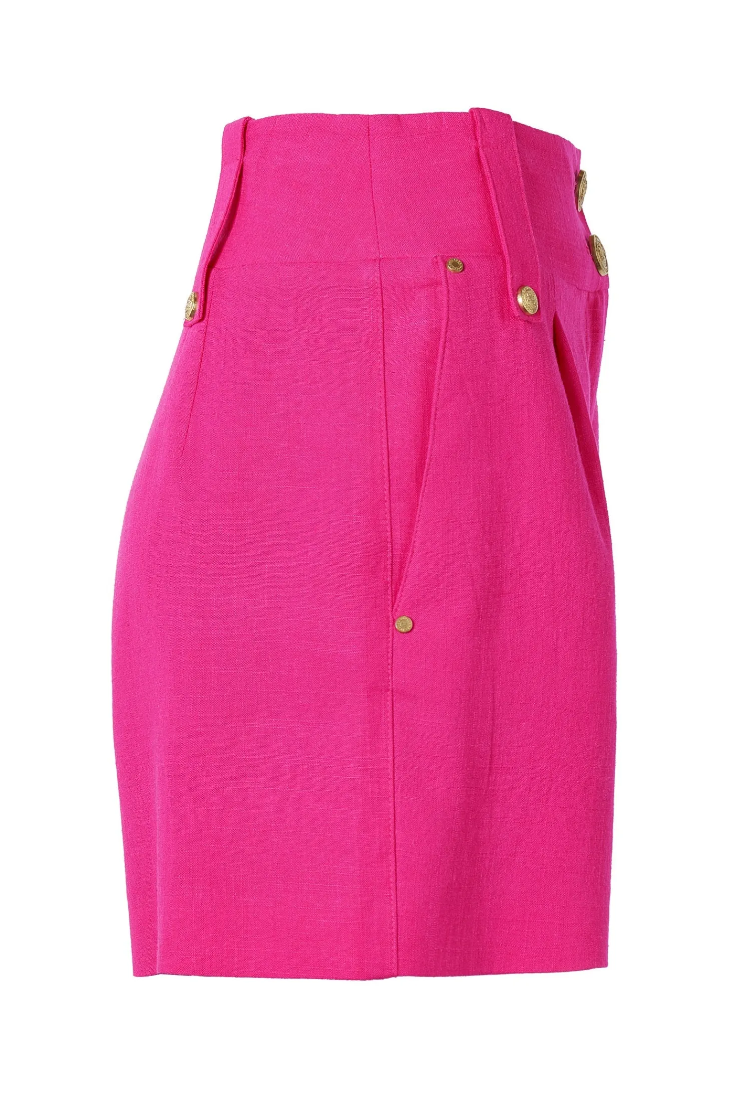Tailored Short (Hot Pink Linen)