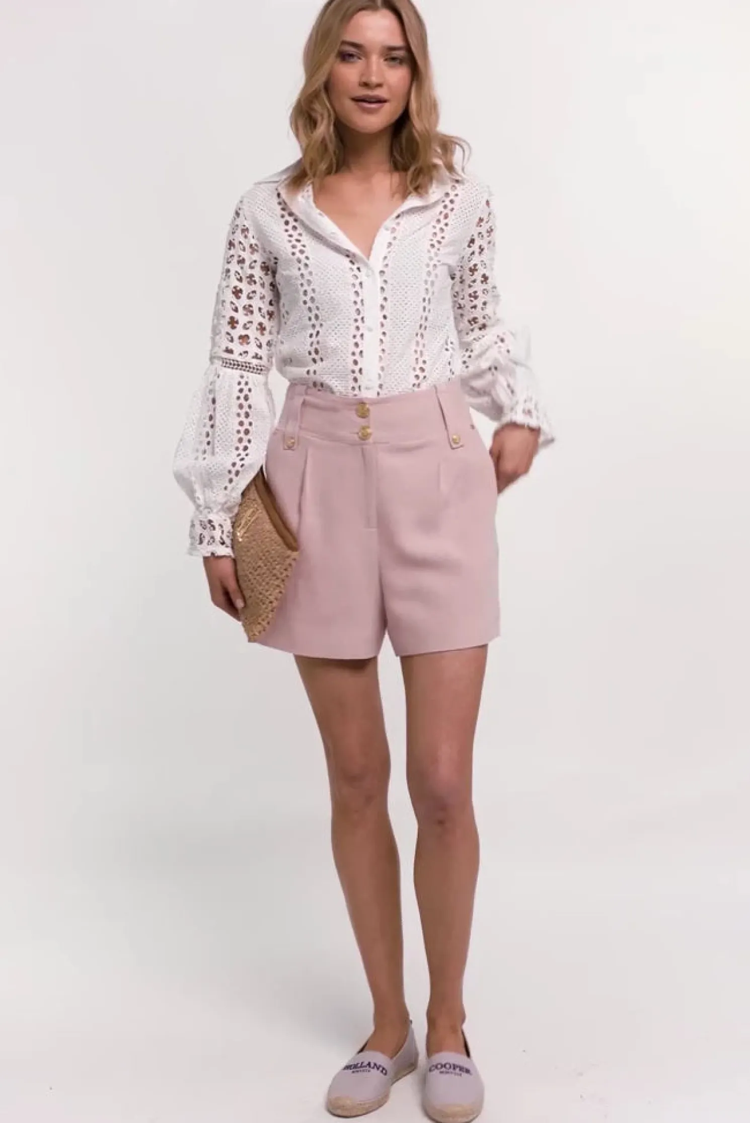 Tailored Short (Pink Linen)