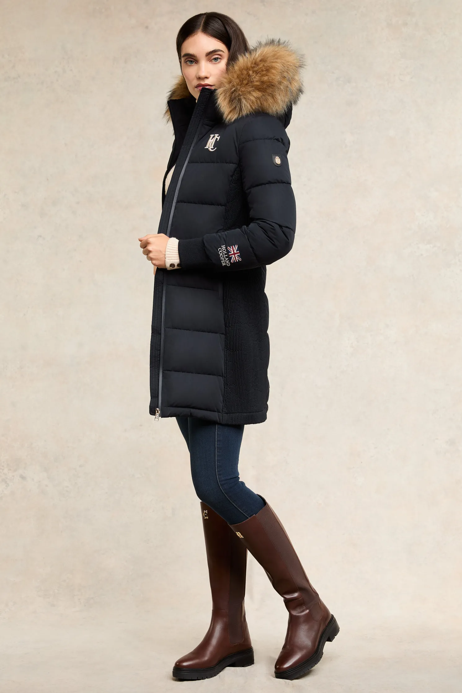 Team Padded Coat (Ink Navy)
