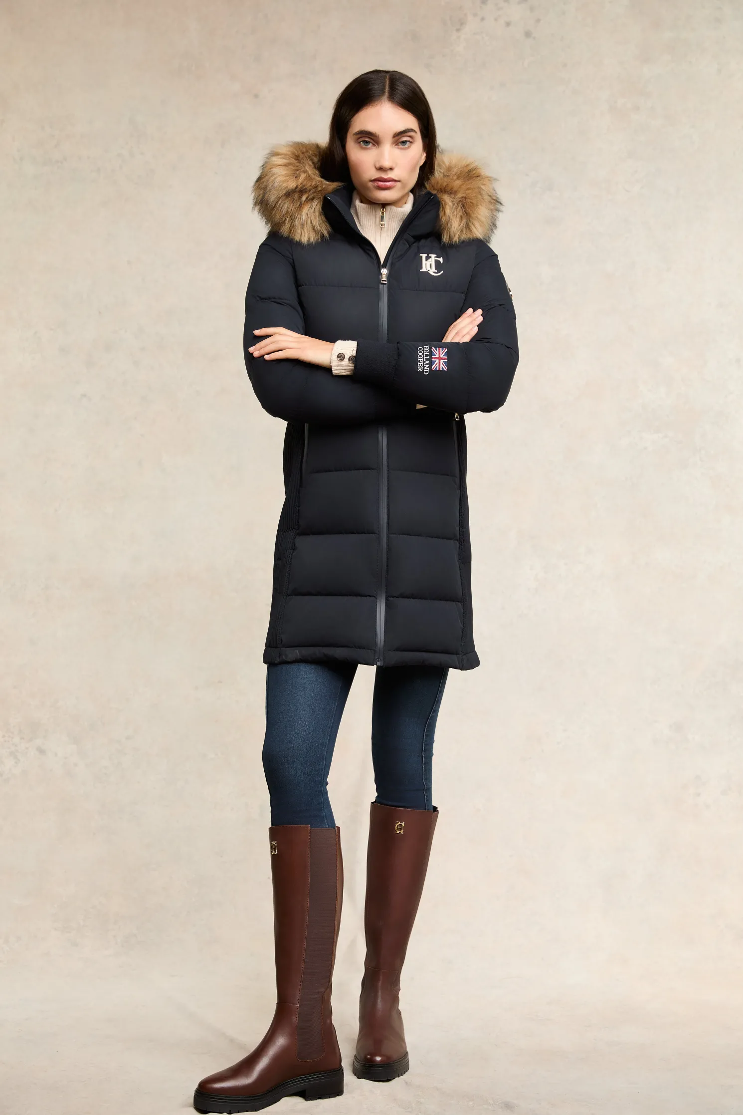 Team Padded Coat (Ink Navy)