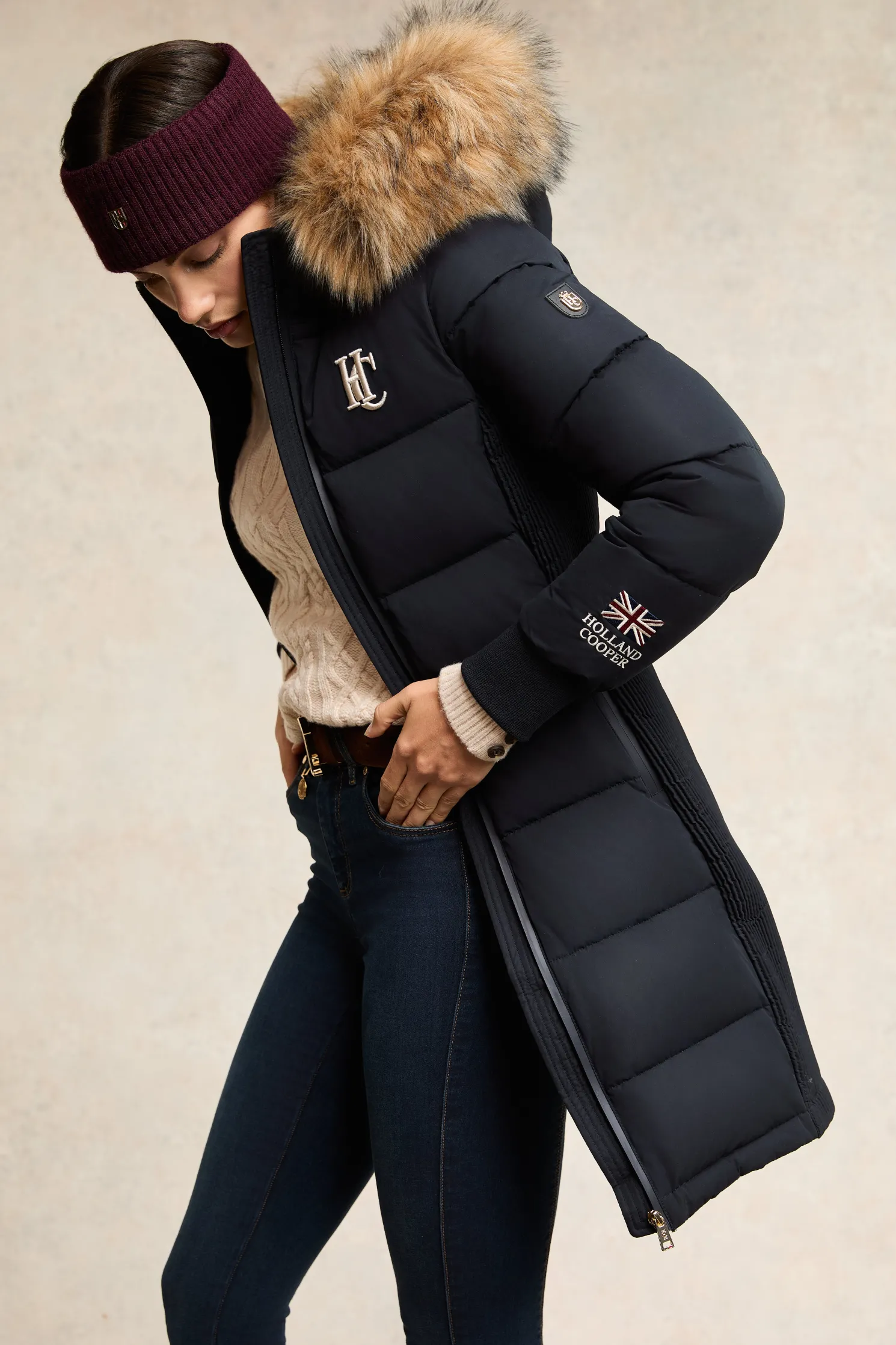 Team Padded Coat (Ink Navy)