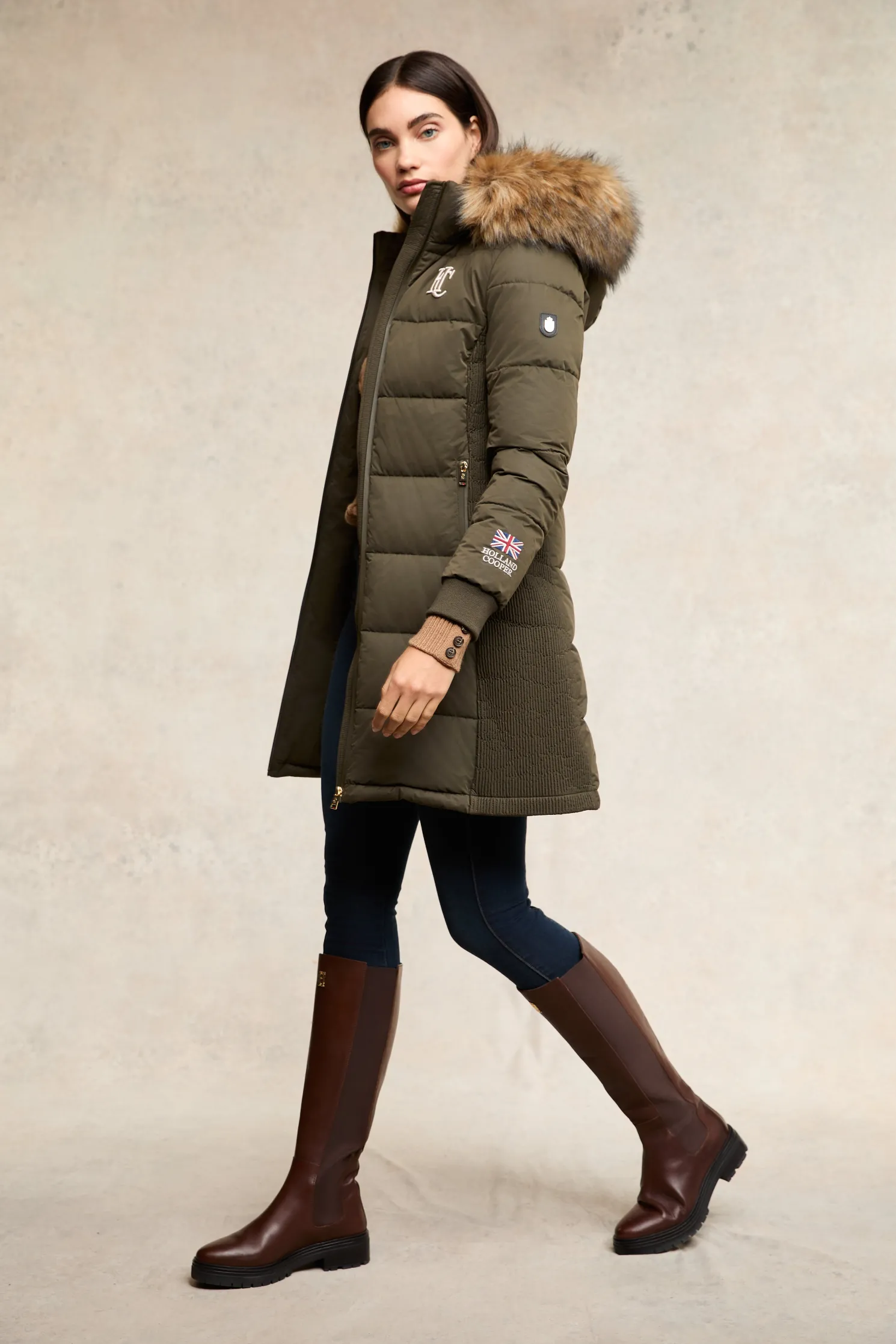 Team Padded Coat (Khaki)
