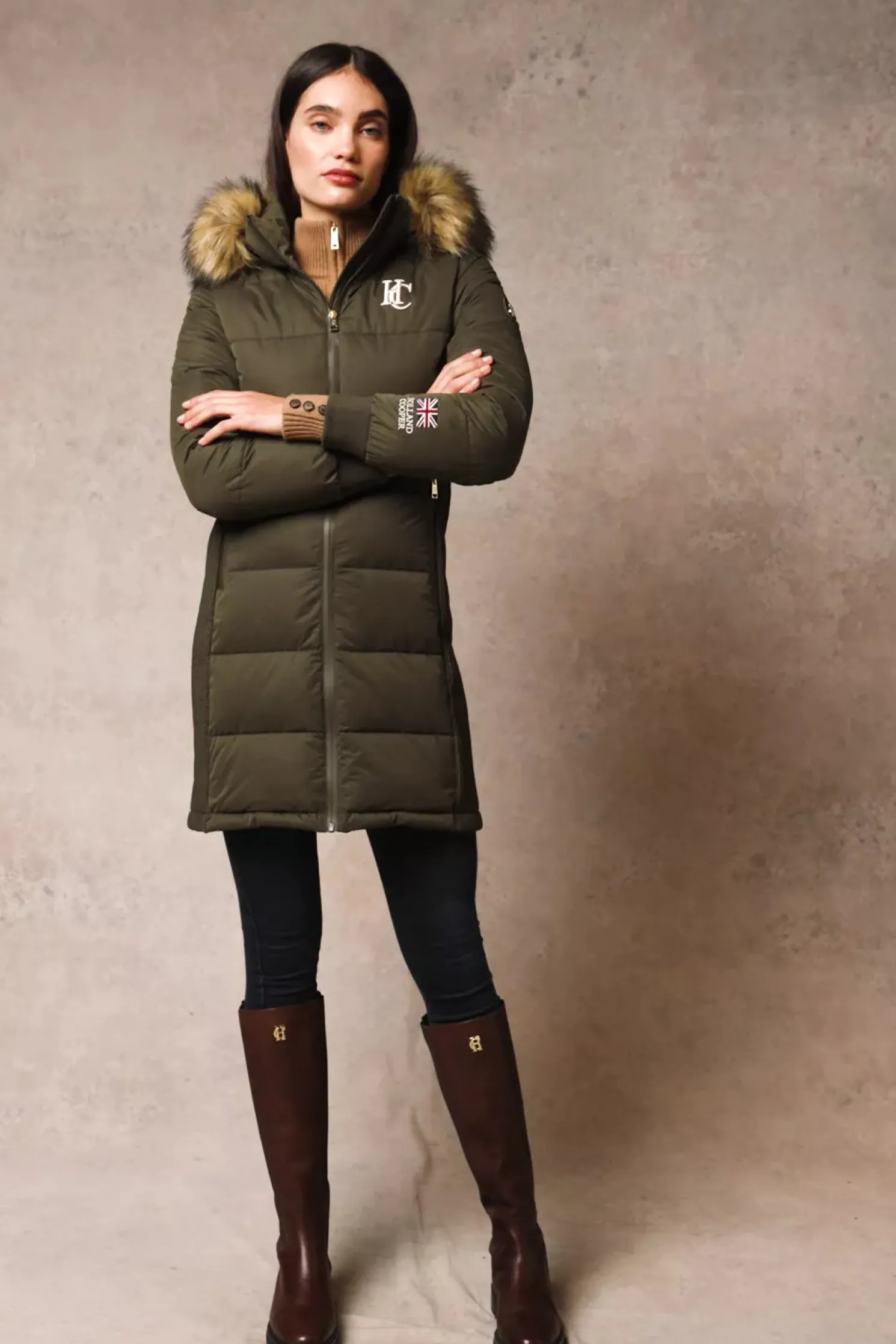 Team Padded Coat (Khaki)