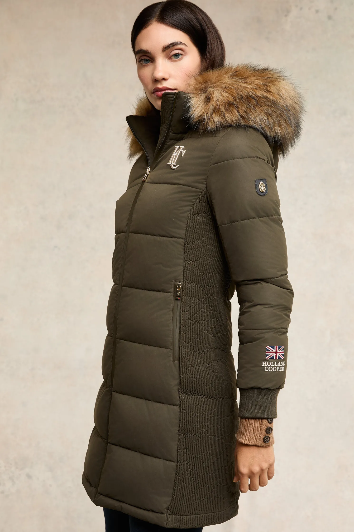 Team Padded Coat (Khaki)