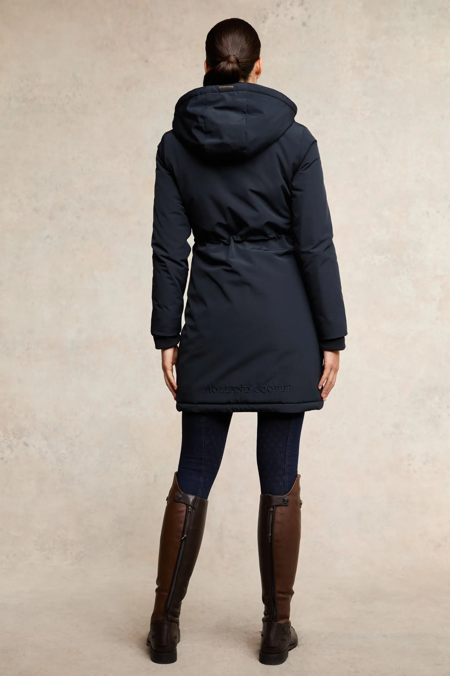 Team Waterproof Coat (Ink Navy Mono)