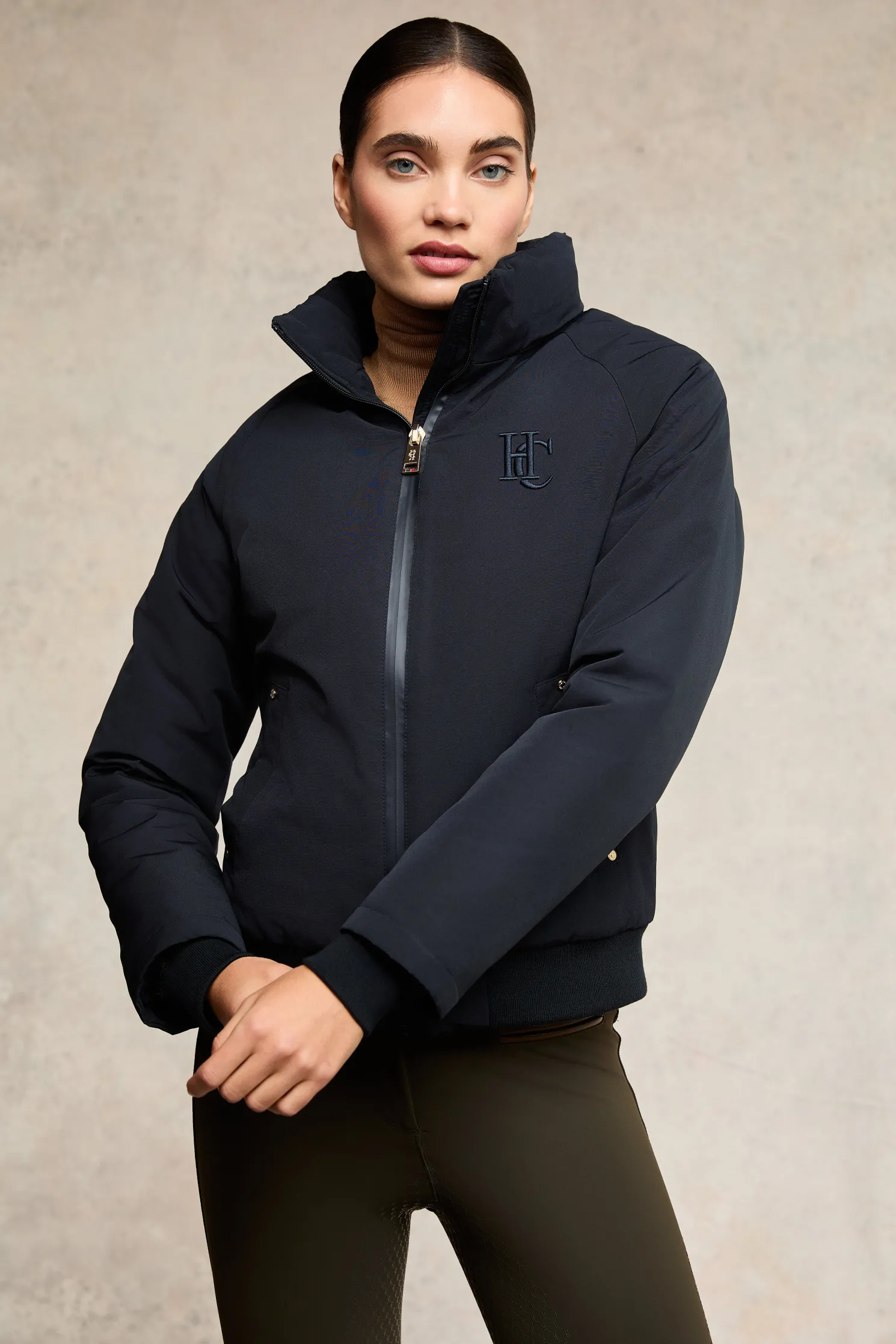 Team Waterproof Jacket (Ink Navy Mono)