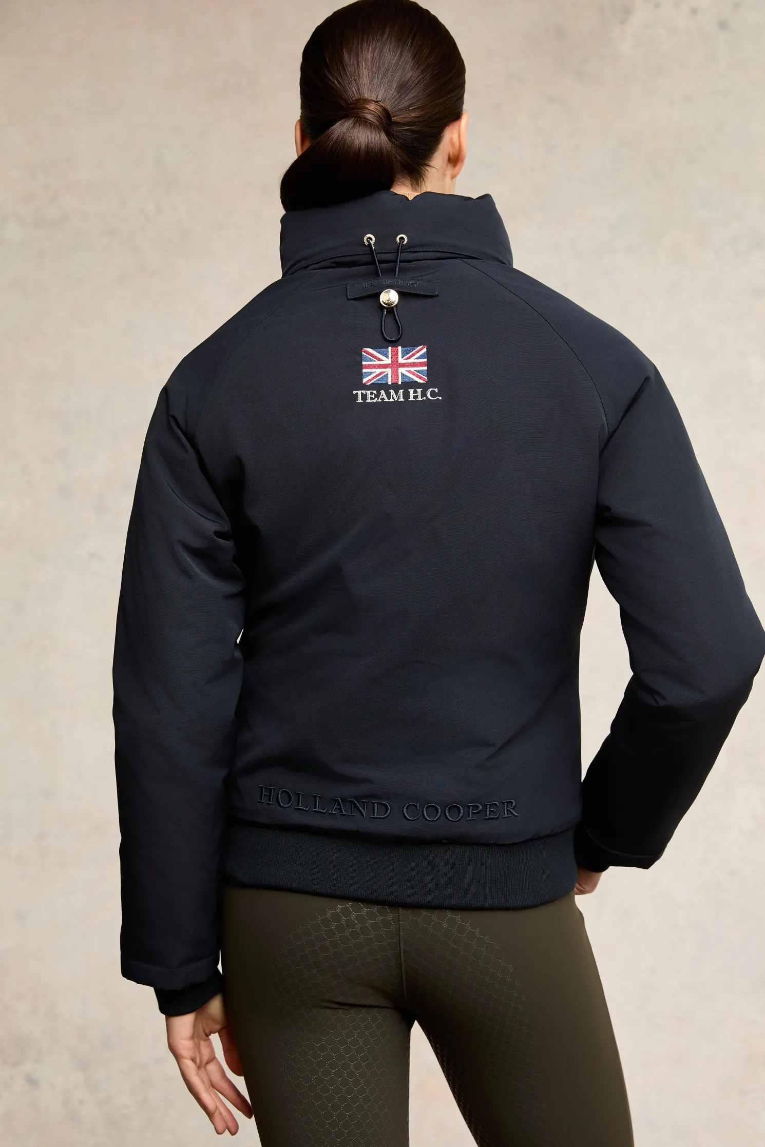 Team Waterproof Jacket (Ink Navy Mono)