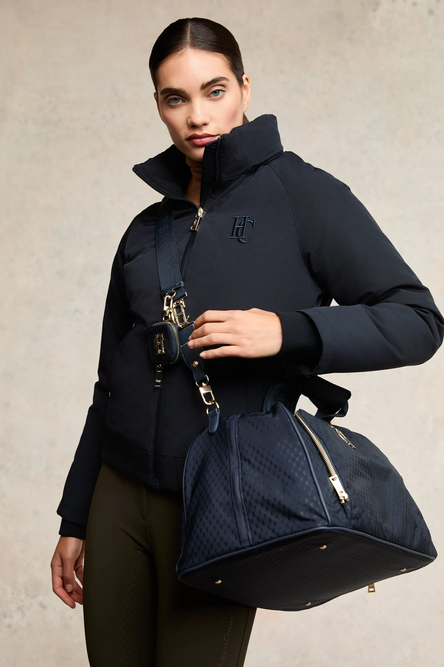 Team Waterproof Jacket (Ink Navy Mono)