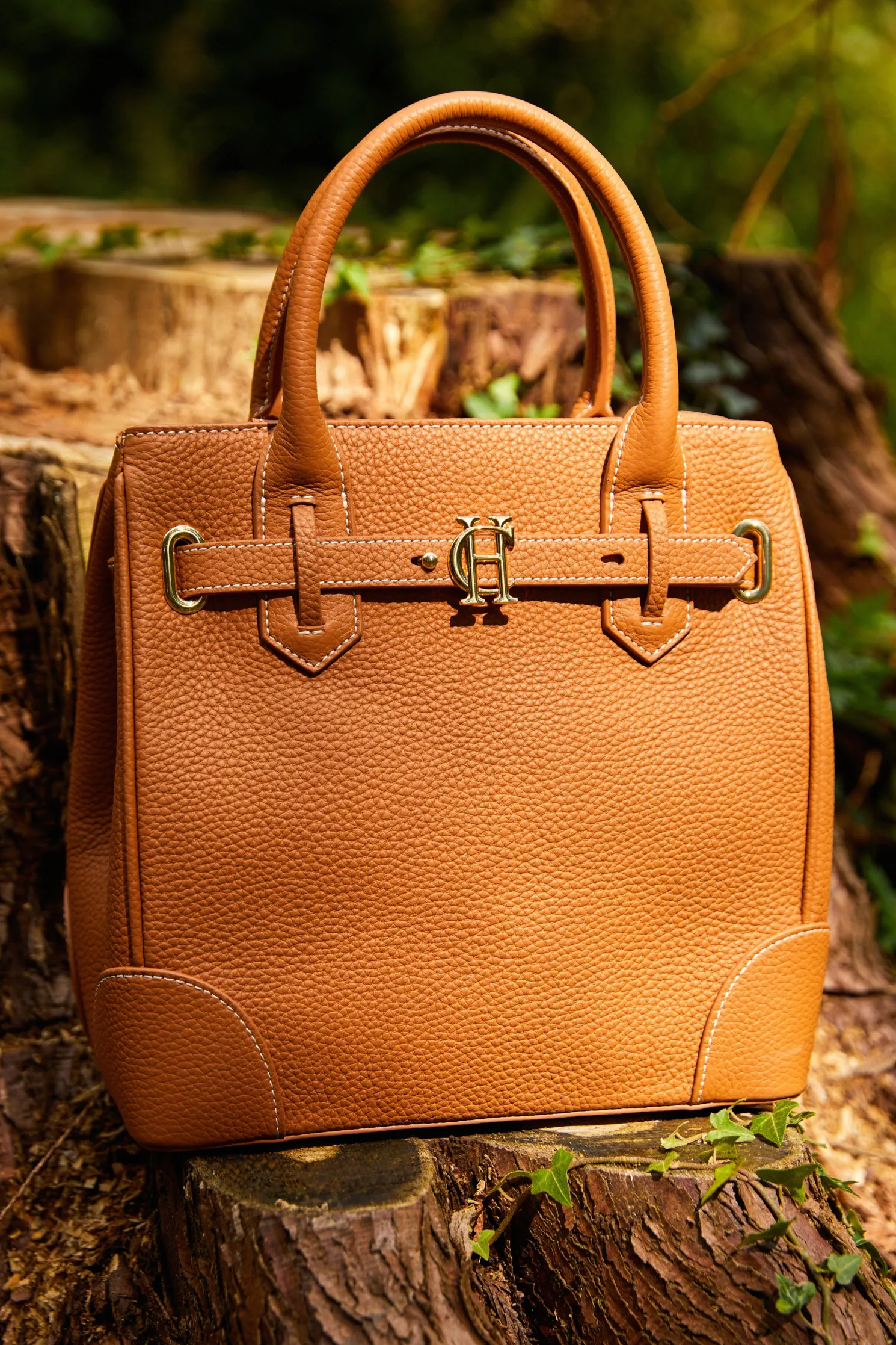 The Brompton Mini Tote (Tan Contrast)