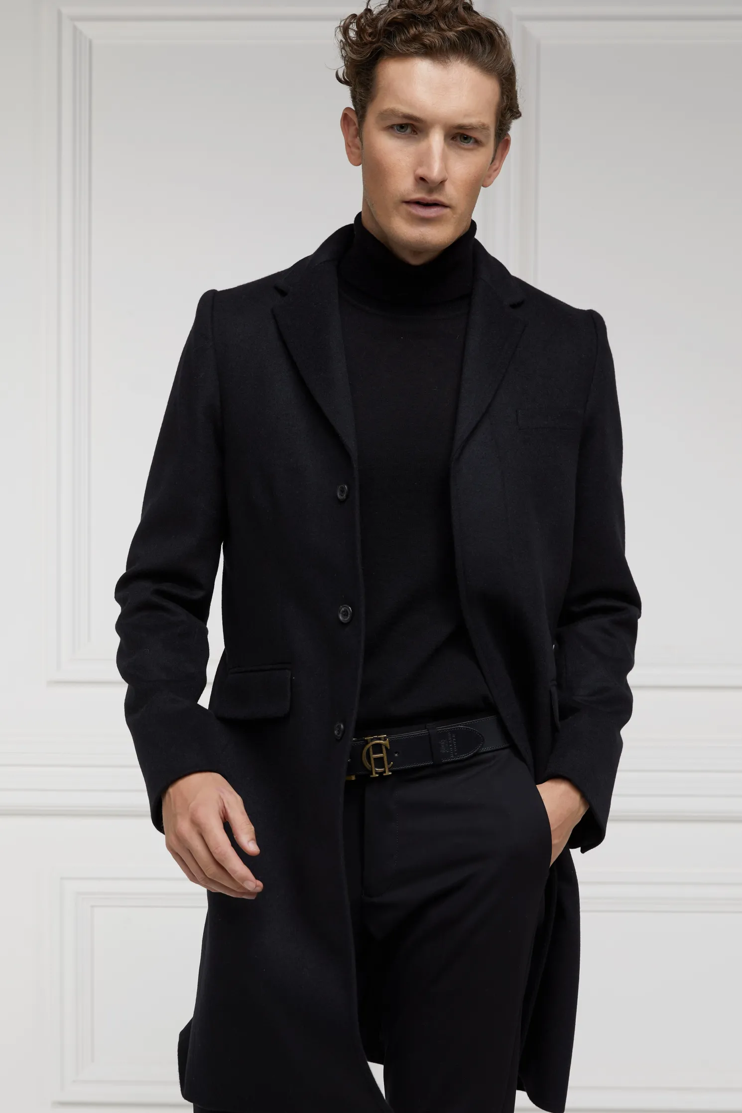 The Cheltenham Coat (Soft Black)
