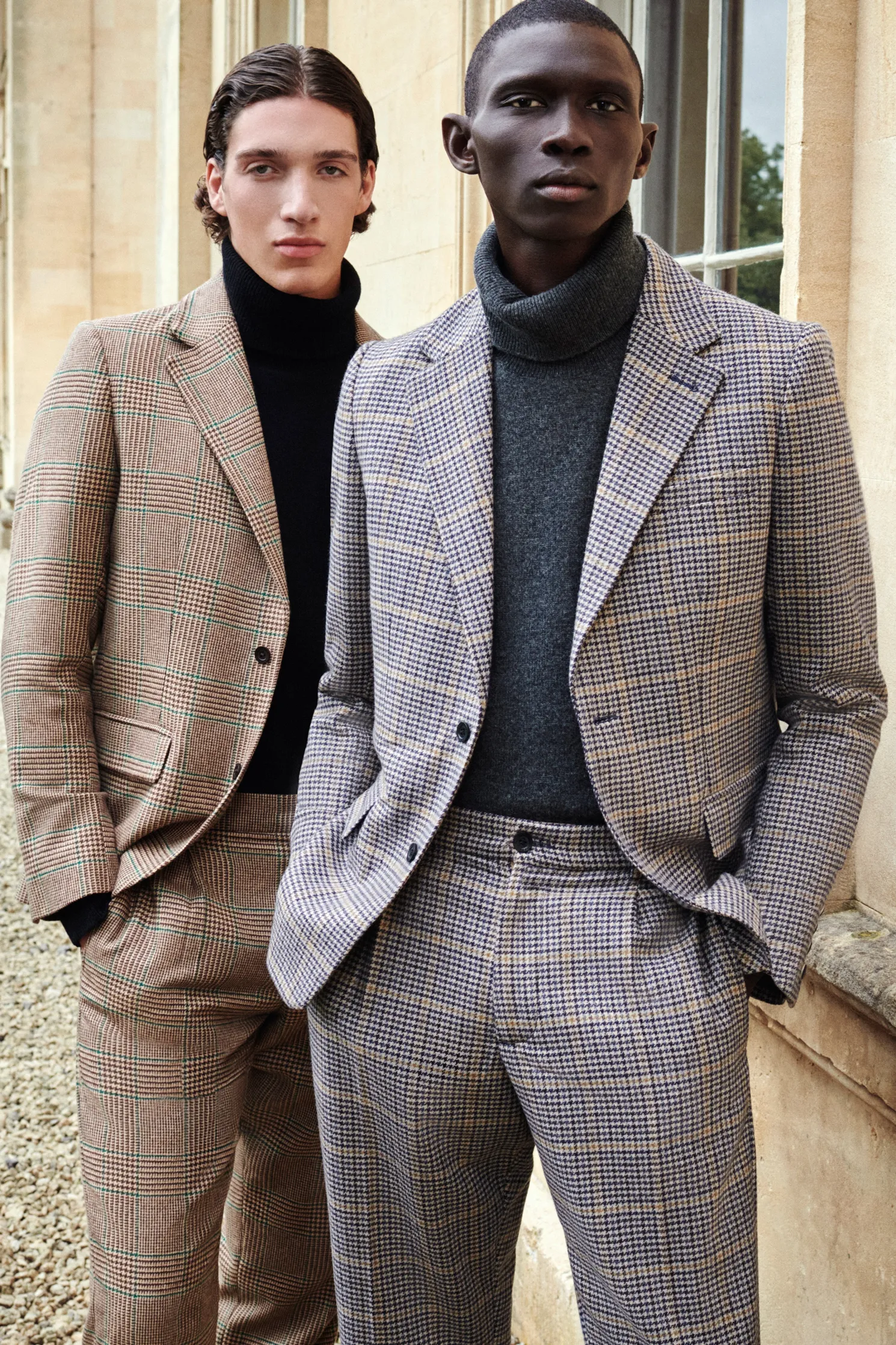 The Classic Trouser (Clarence Check Forest)