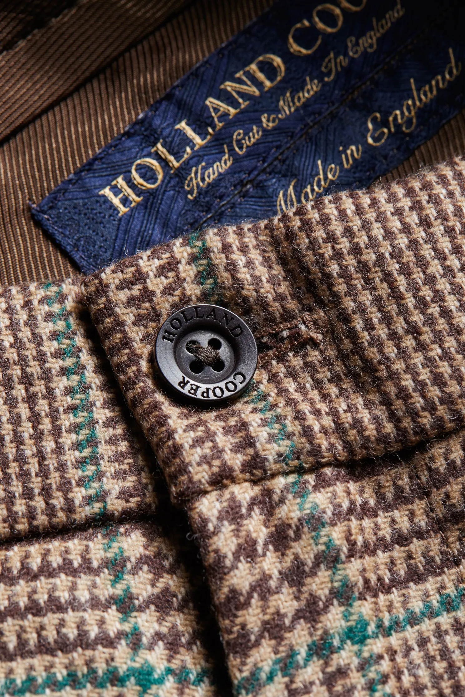 The Classic Trouser (Clarence Check Forest)