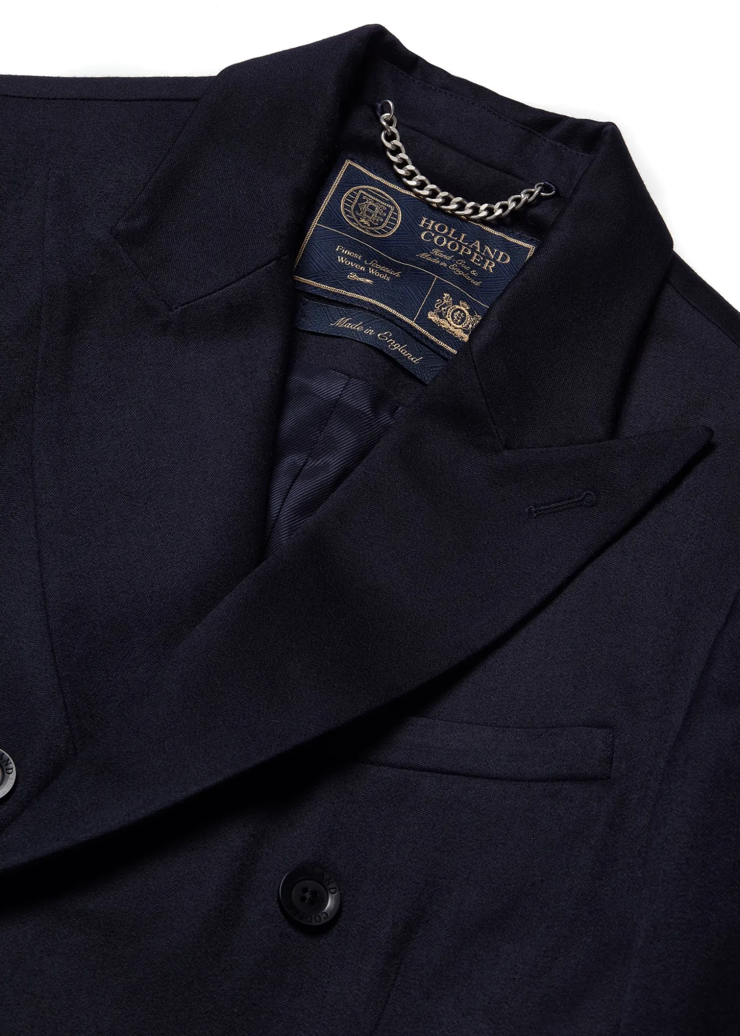 The Double Breasted Blazer (Navy Barathea)
