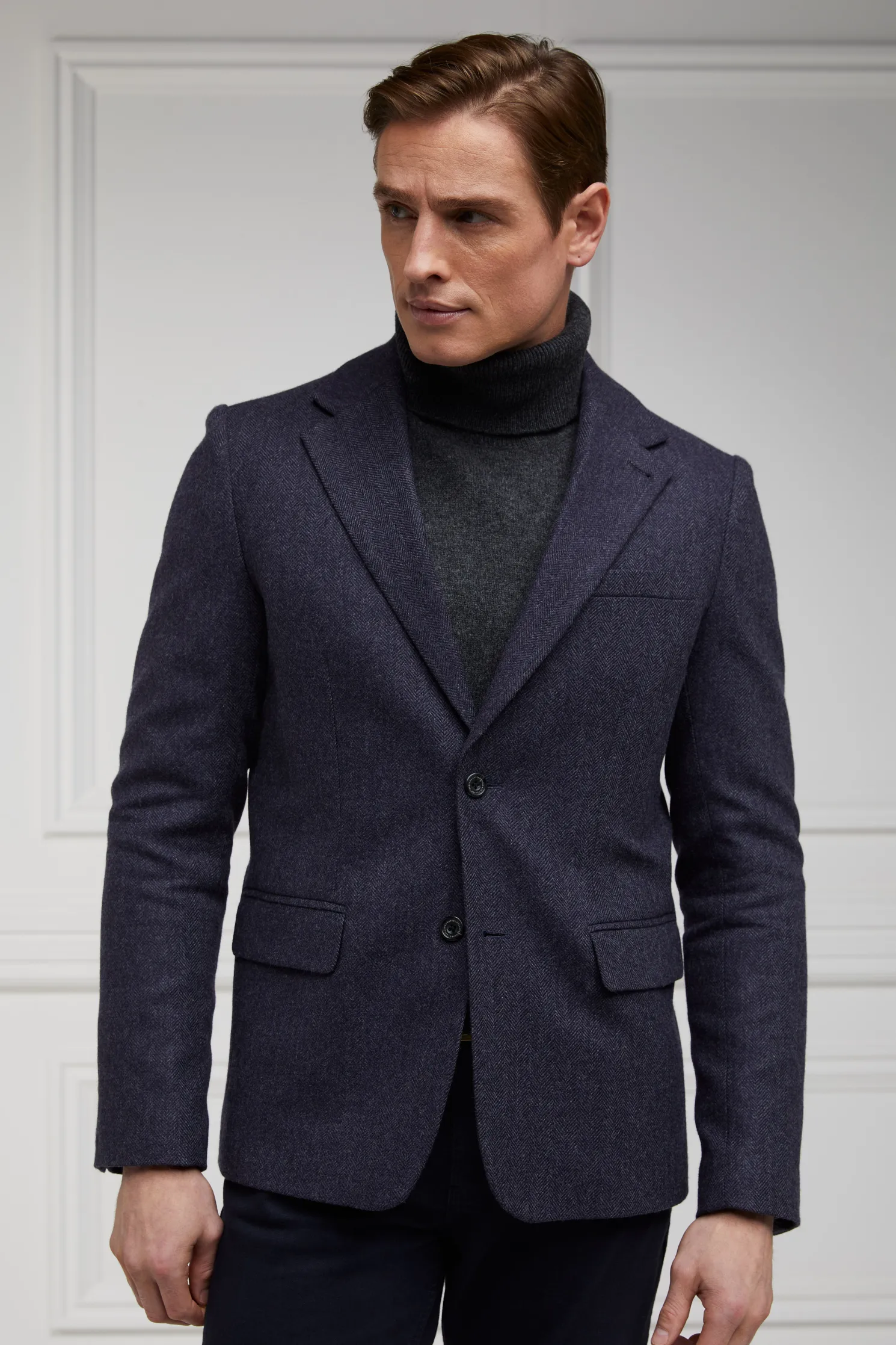 The Single Breasted Blazer (Navy Duke)