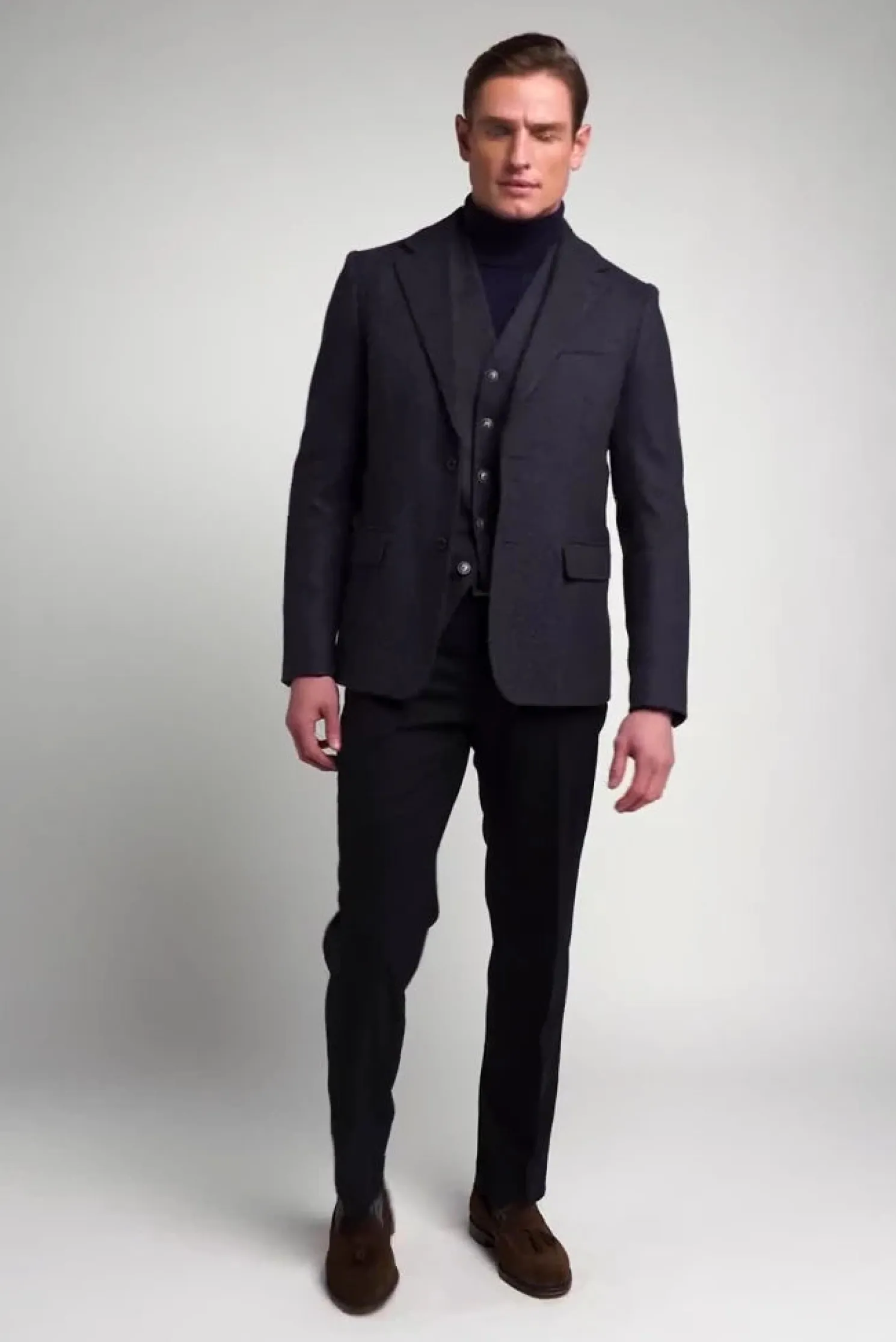 The Single Breasted Blazer (Navy Duke)