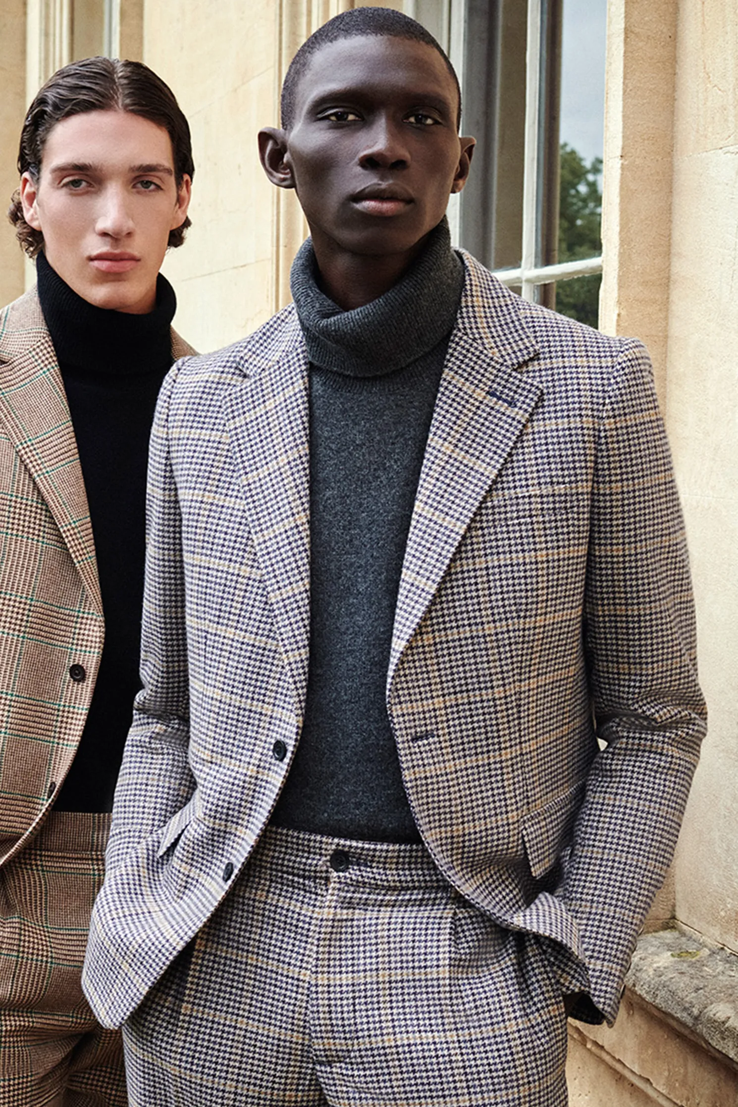 The Single Breasted Blazer (Prince of Wales Navy)