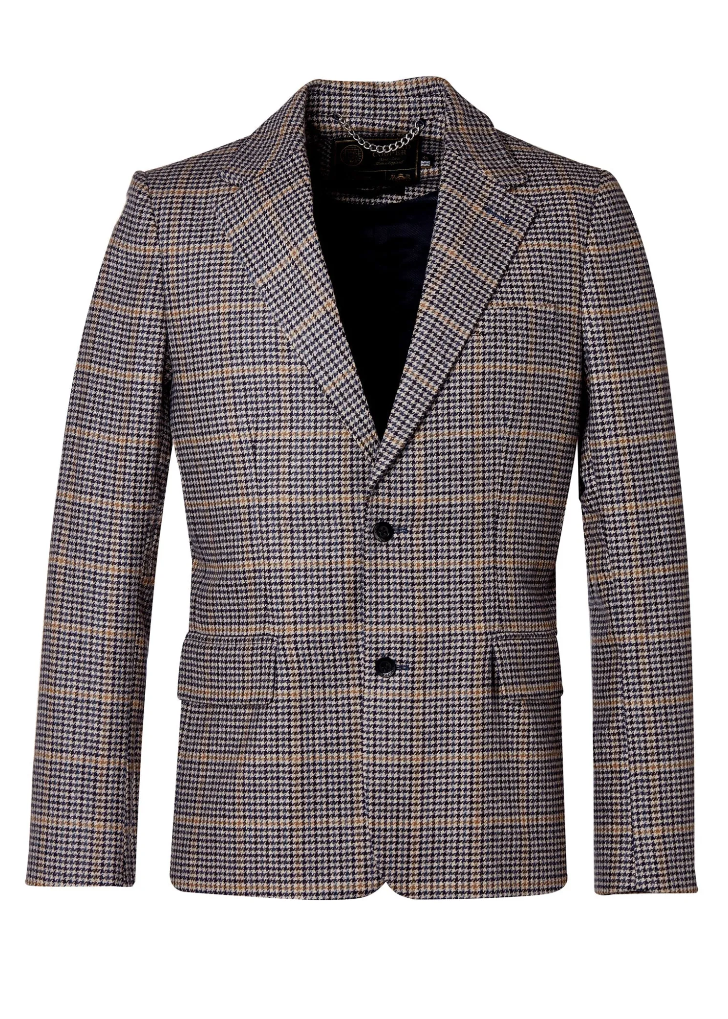 The Single Breasted Blazer (Prince of Wales Navy)