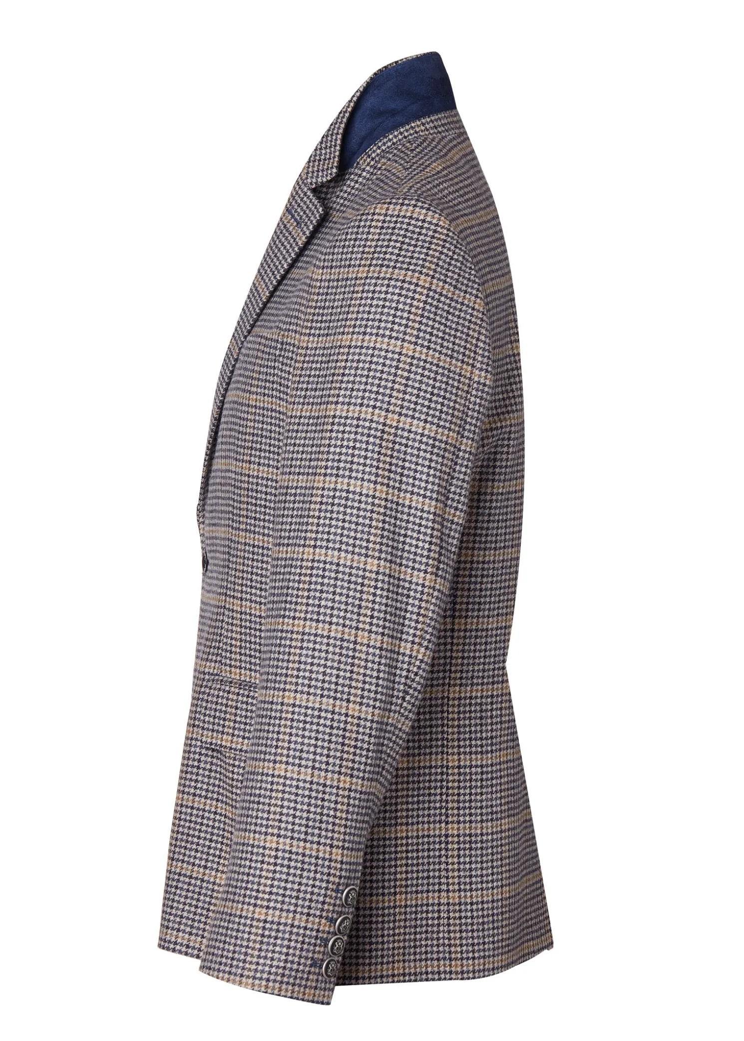 The Single Breasted Blazer (Prince of Wales Navy)