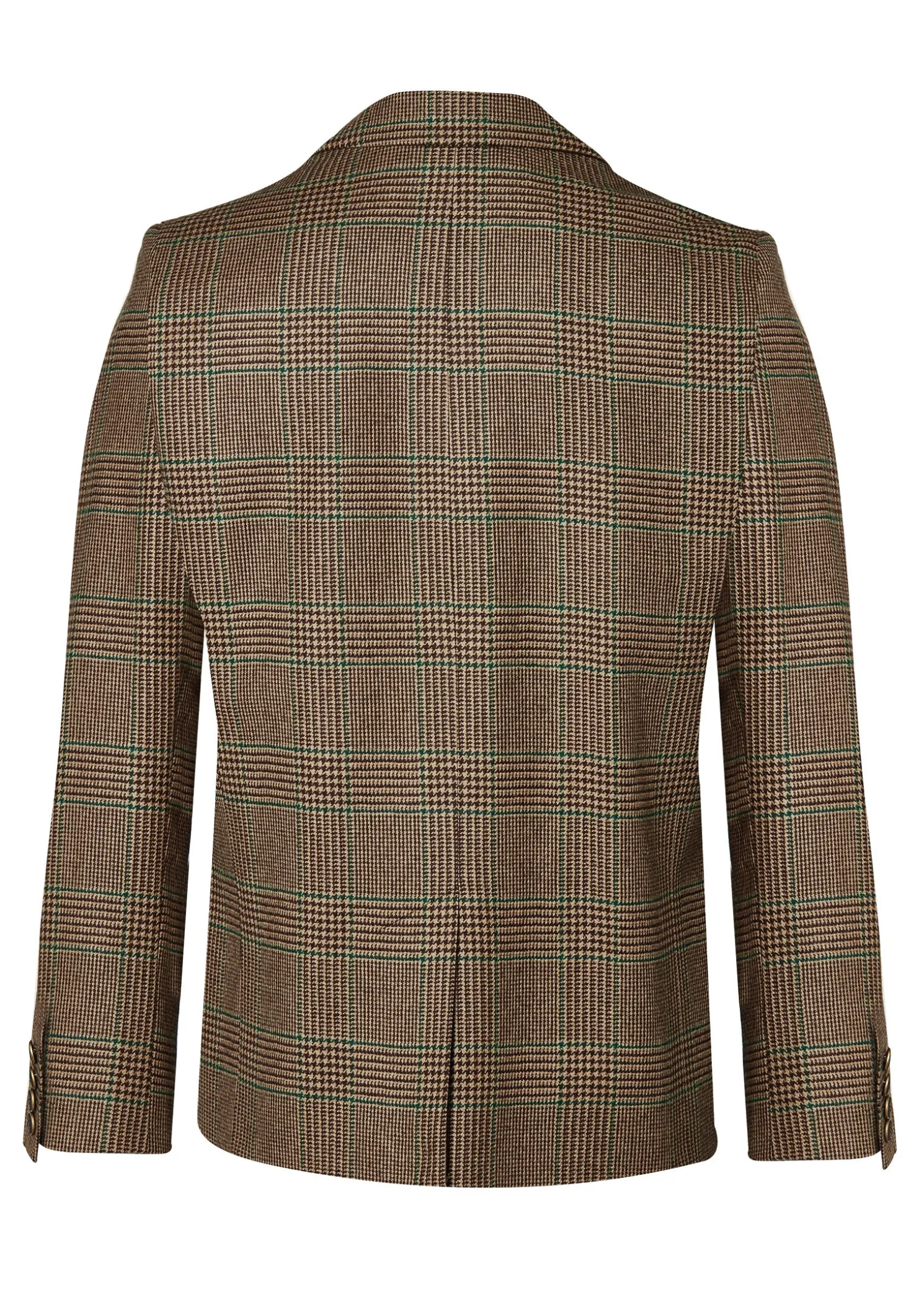 The Single Breasted Blazer (Clarence Check Forest)