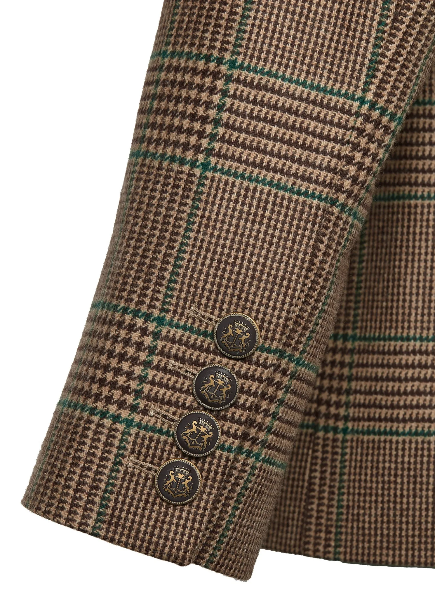 The Single Breasted Blazer (Clarence Check Forest)