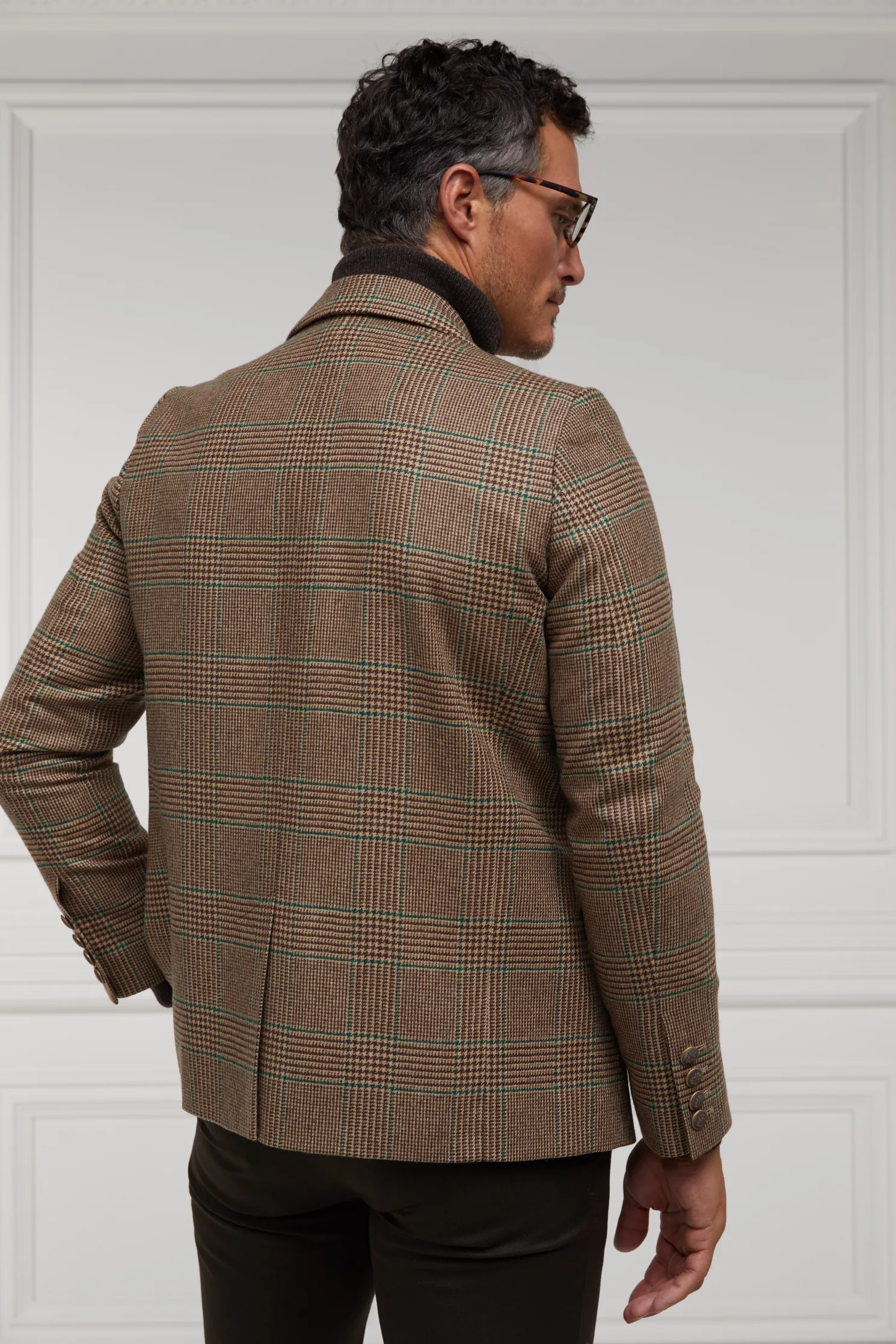 The Single Breasted Blazer (Clarence Check Forest)