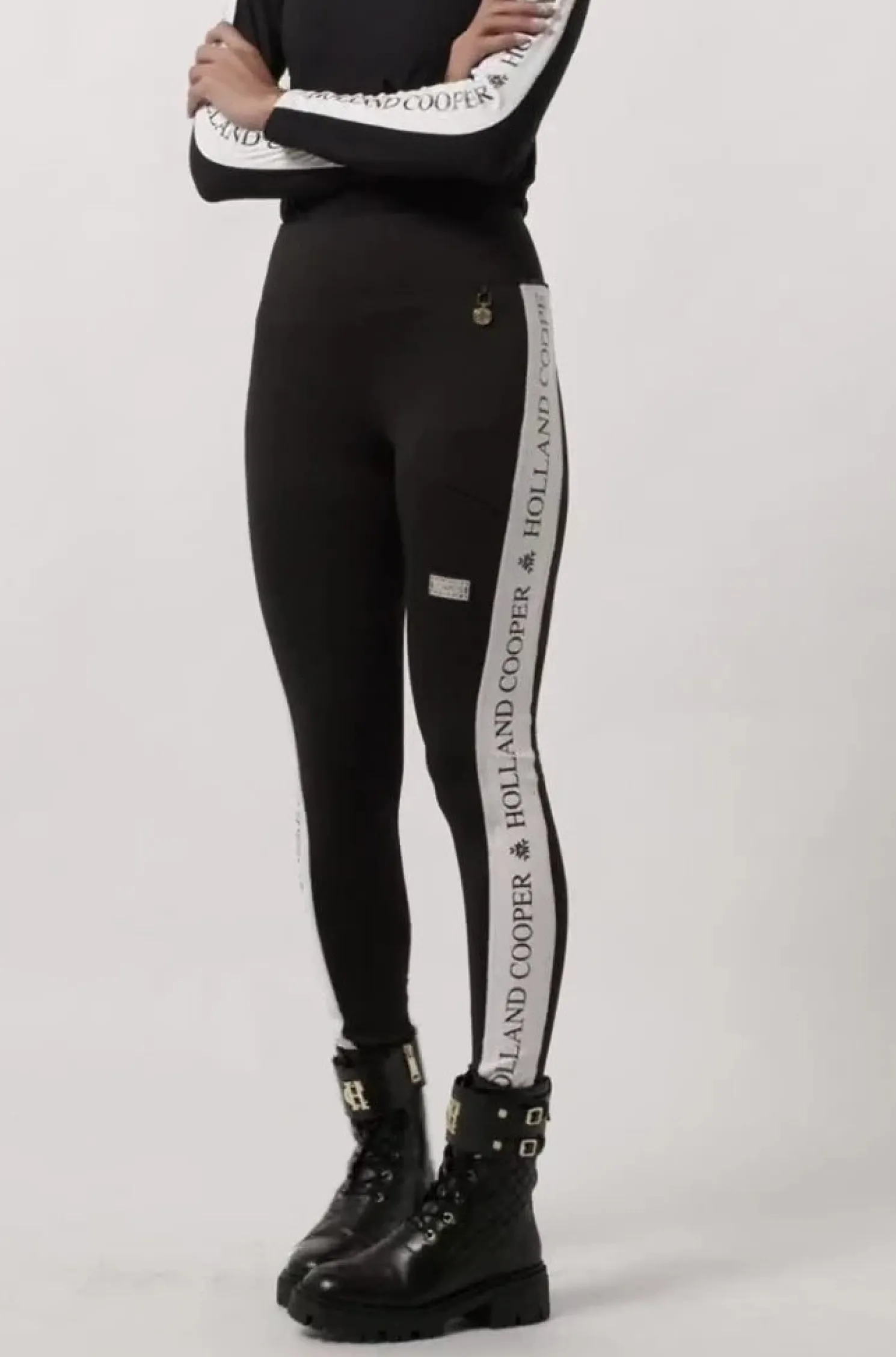 Thermal Panel Ski Leggings (Black)
