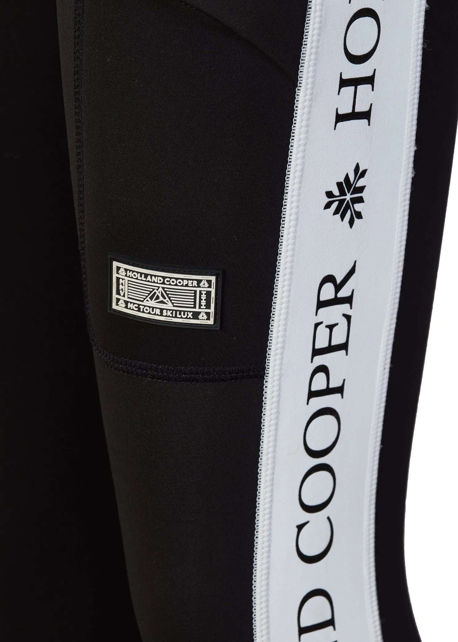 Thermal Panel Ski Leggings (Black)
