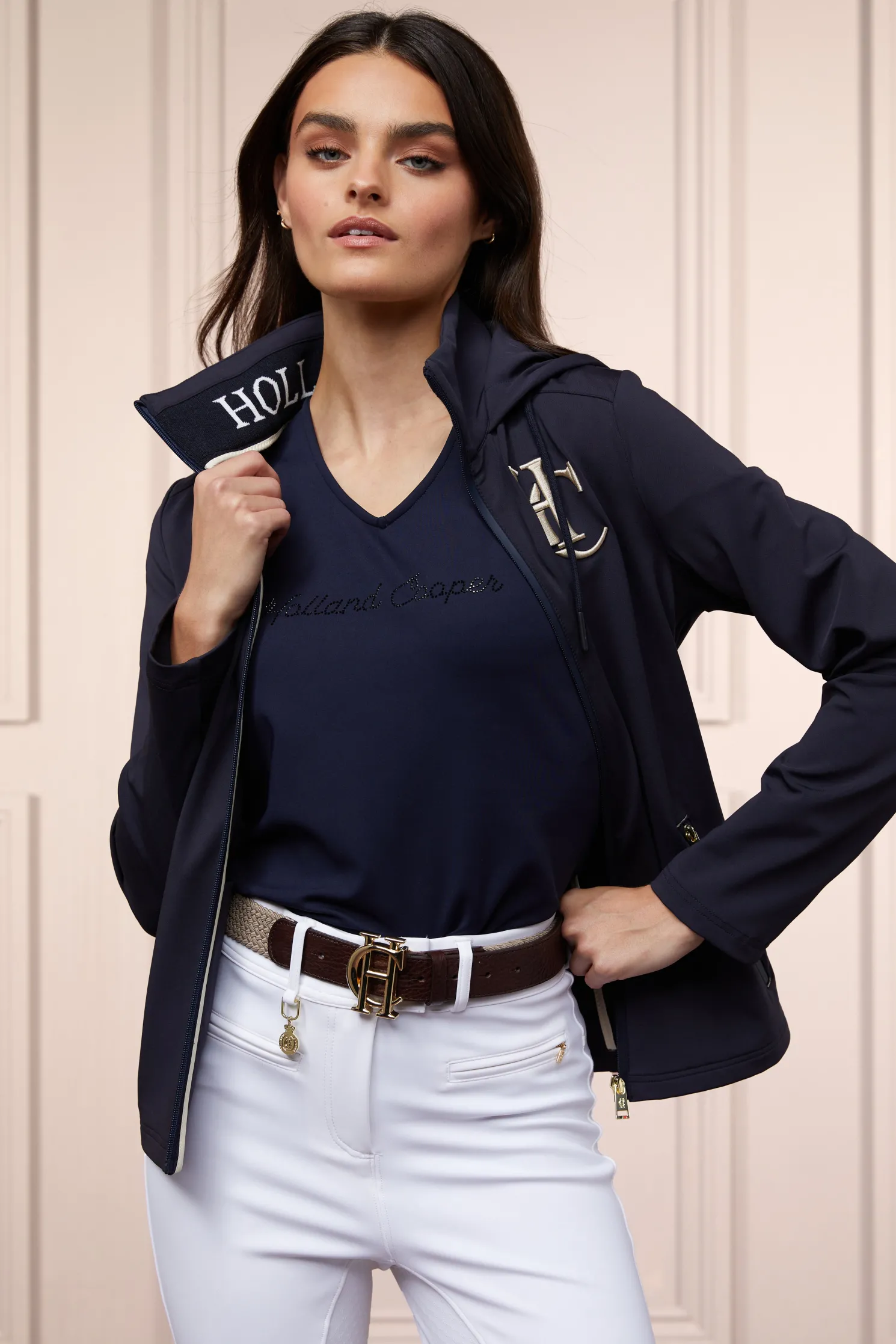 Training V-Neck Tee (Ink Navy)