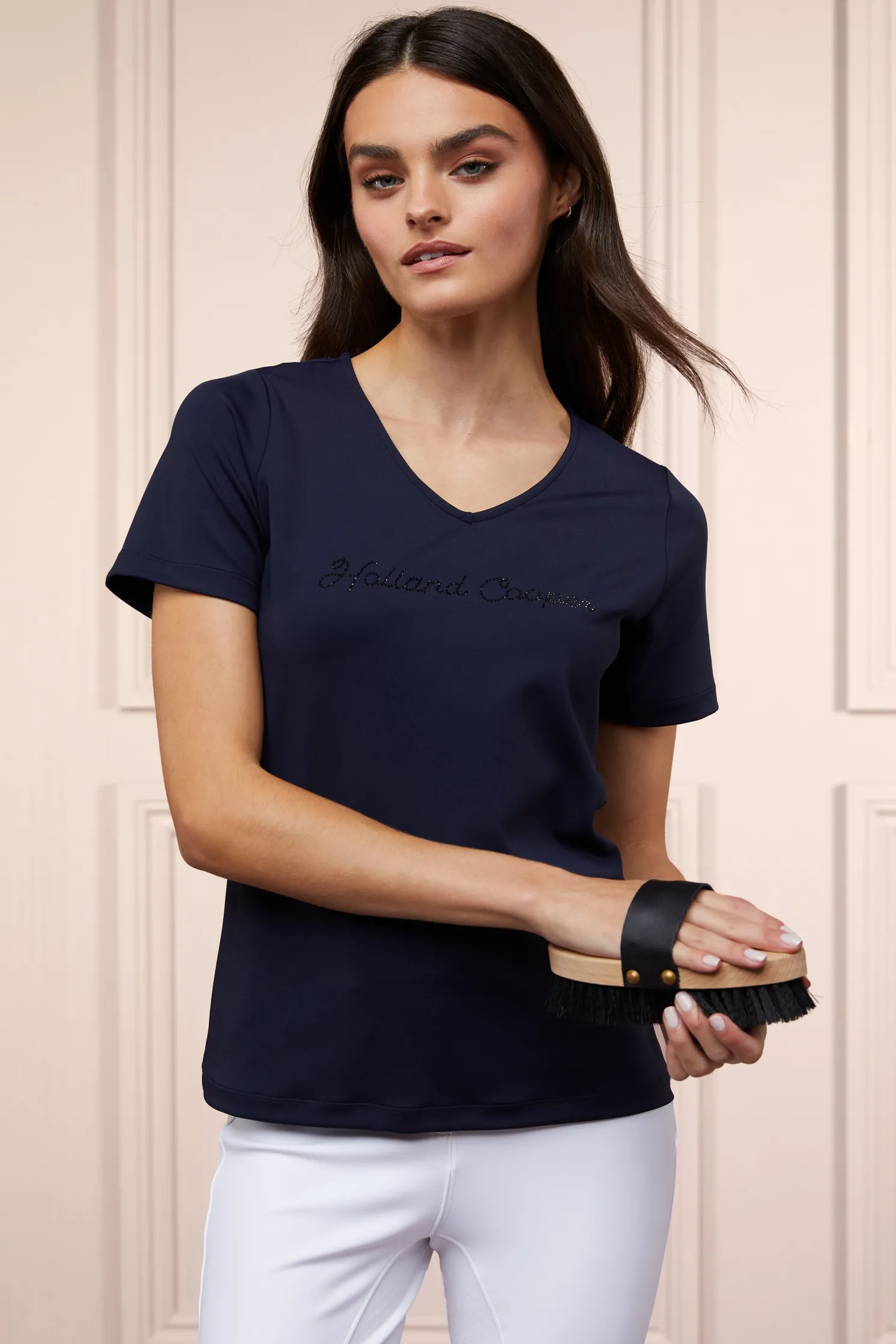 Training V-Neck Tee (Ink Navy)